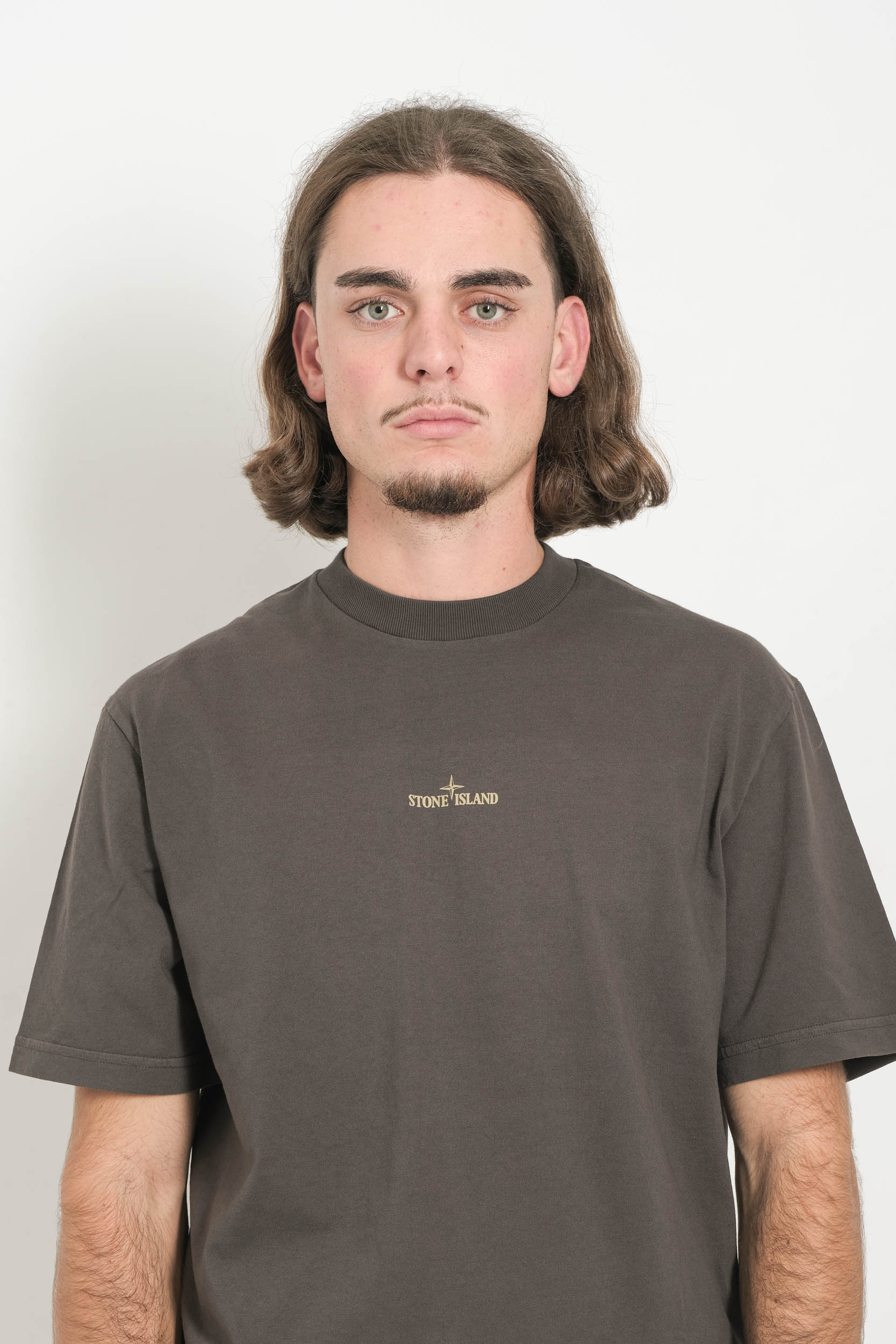 TEE-SHIRT STONE ISLAND GRIS PLOMB 2100037-S197-V0062