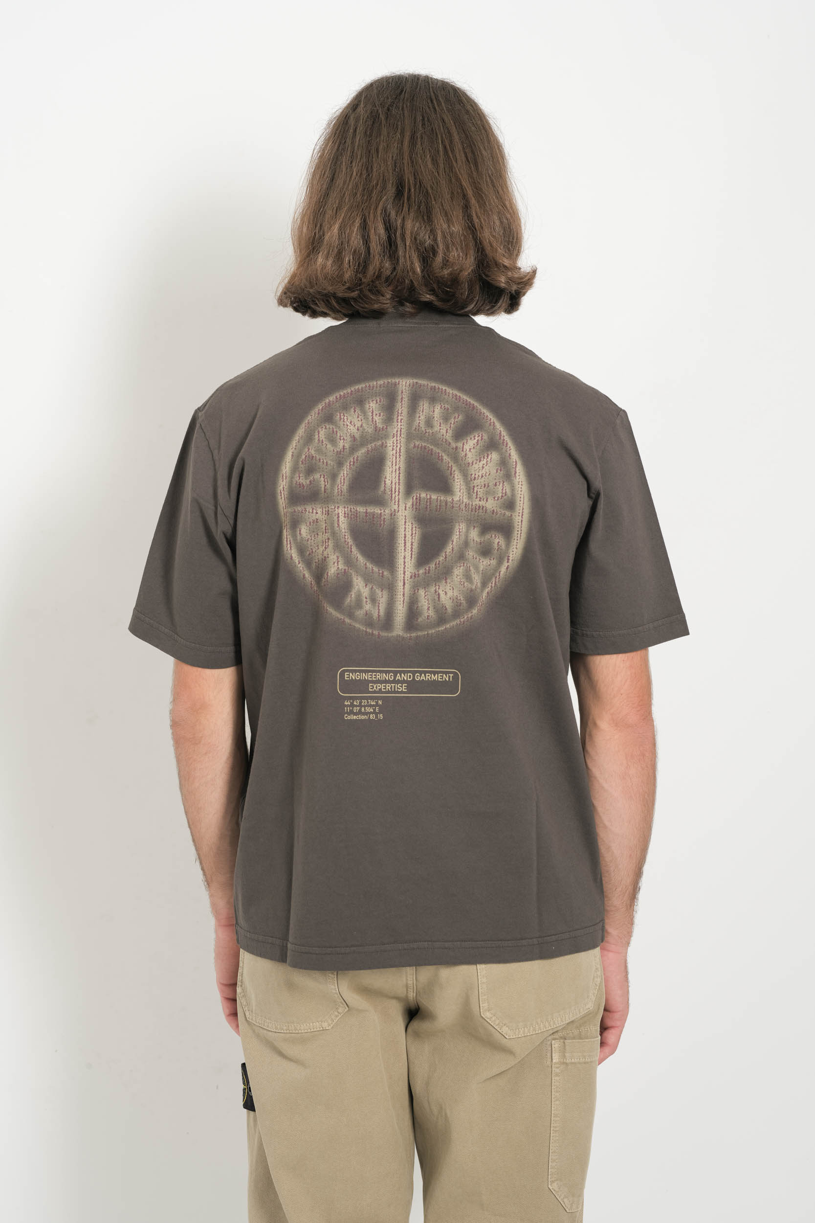 TEE-SHIRT STONE ISLAND GRIS PLOMB 2100037-S197-V0062