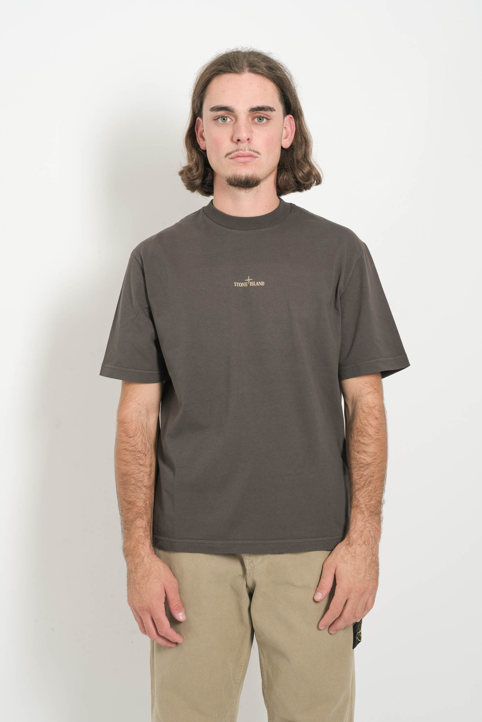 TEE-SHIRT STONE ISLAND GRIS PLOMB 2100037-S197-V0062