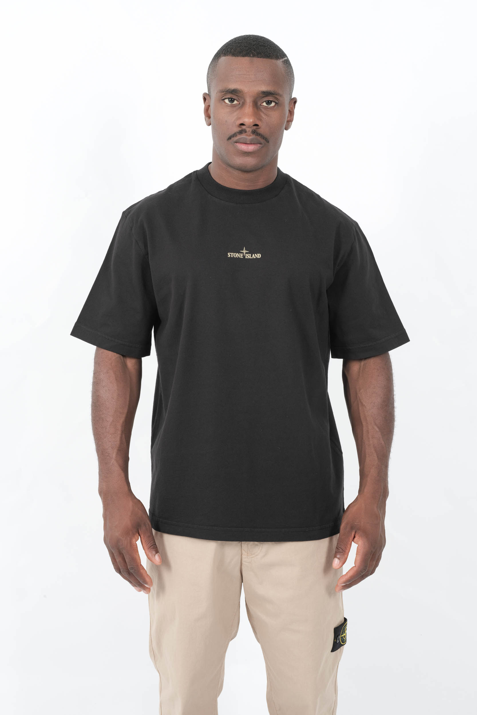 TEE-SHIRT STONE ISLAND NOIR 2100037-S197-V0029