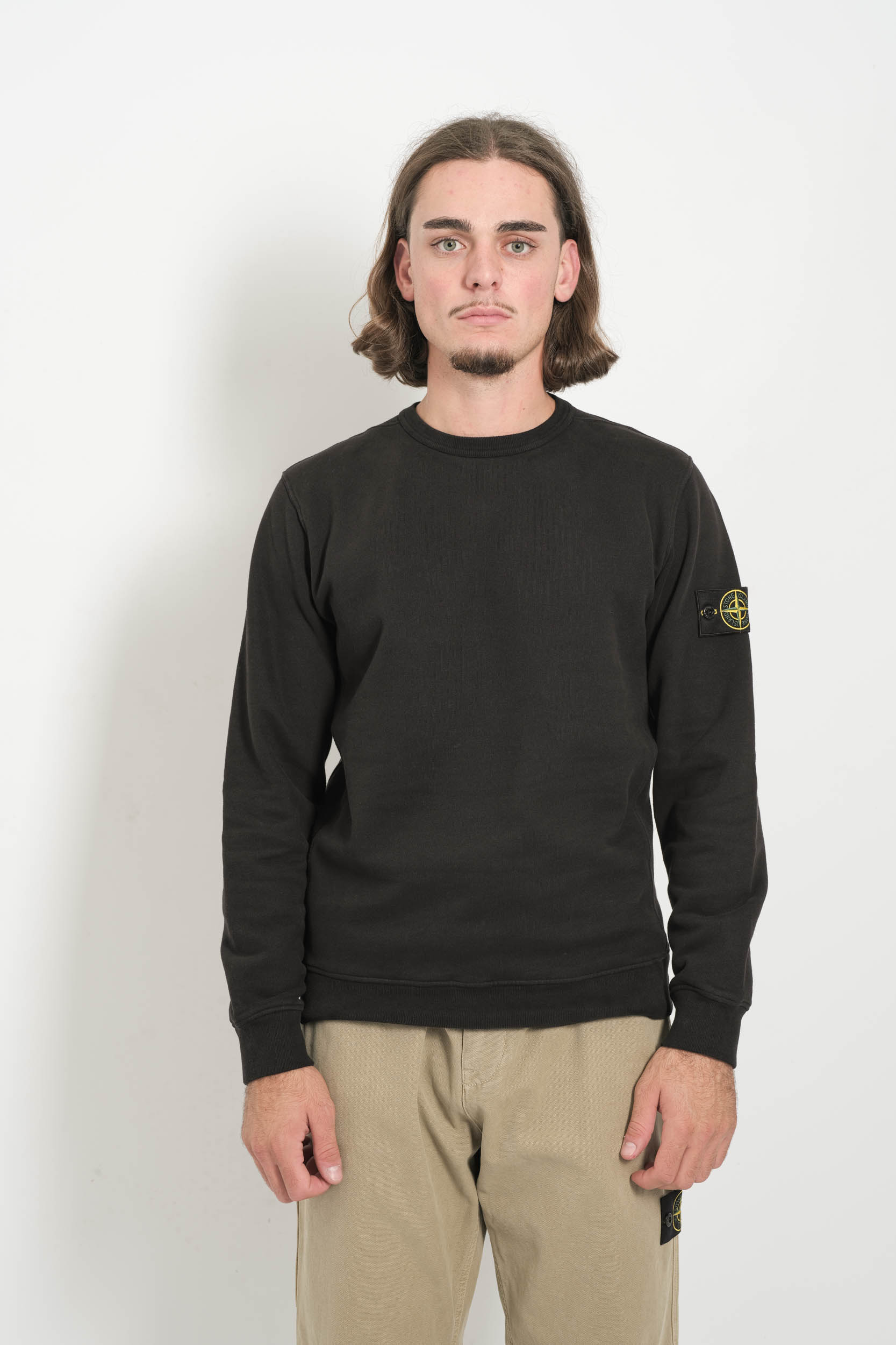  Image du produit SWEAT STONE ISLAND COL ROND NOIR 6100028-V0029 - 4