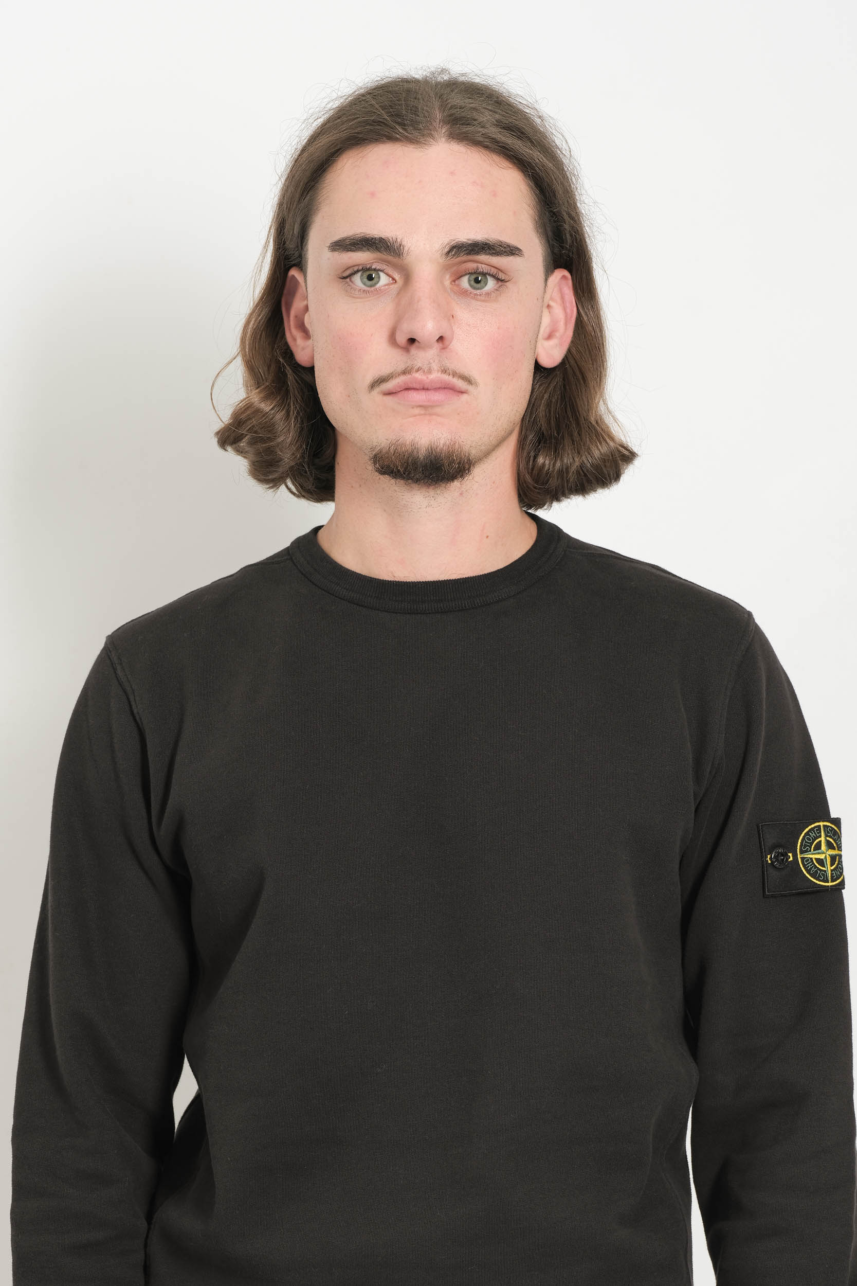  Image du produit SWEAT STONE ISLAND COL ROND NOIR 6100028-V0029 - 5