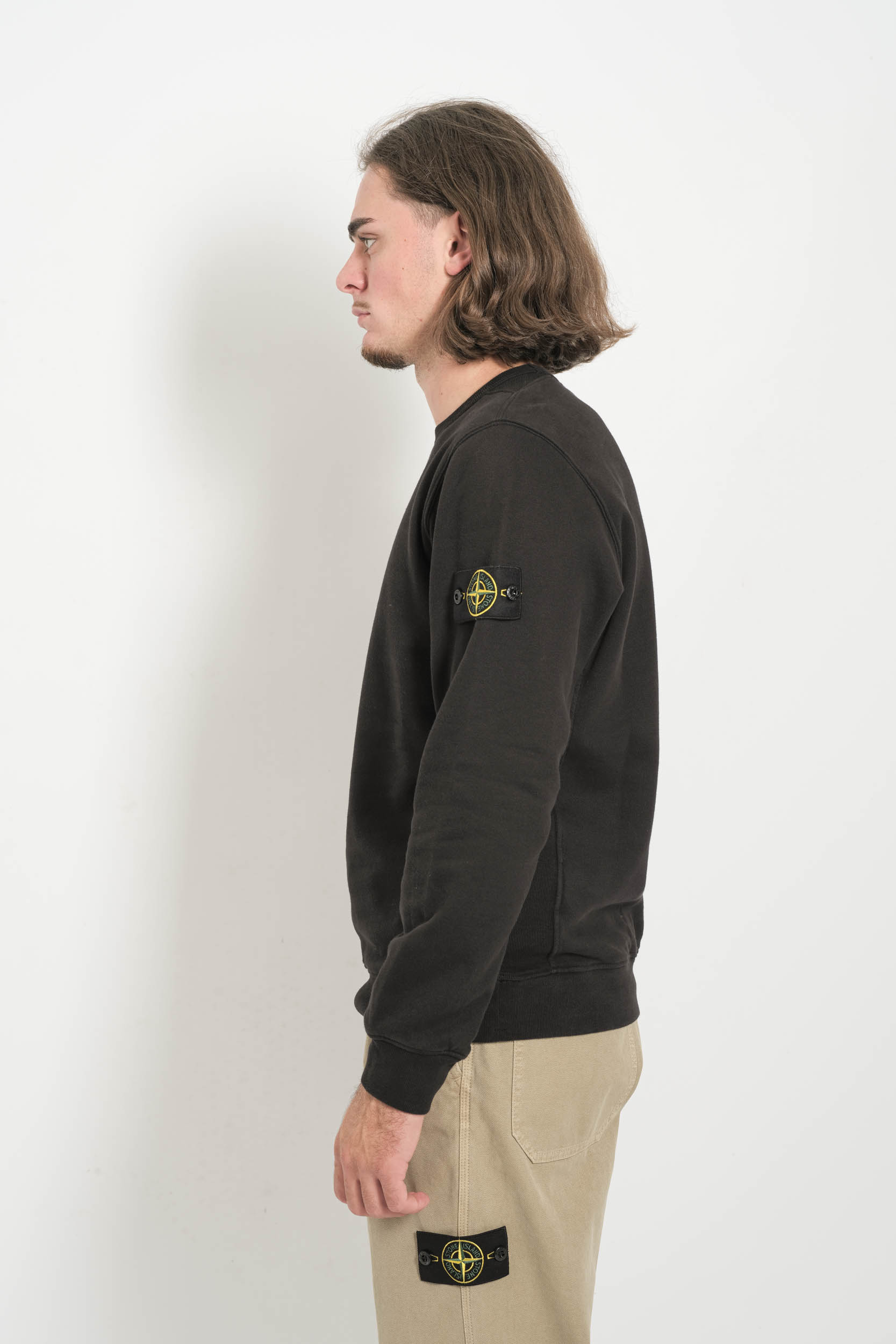  Image du produit SWEAT STONE ISLAND COL ROND NOIR 6100028-V0029 - 6