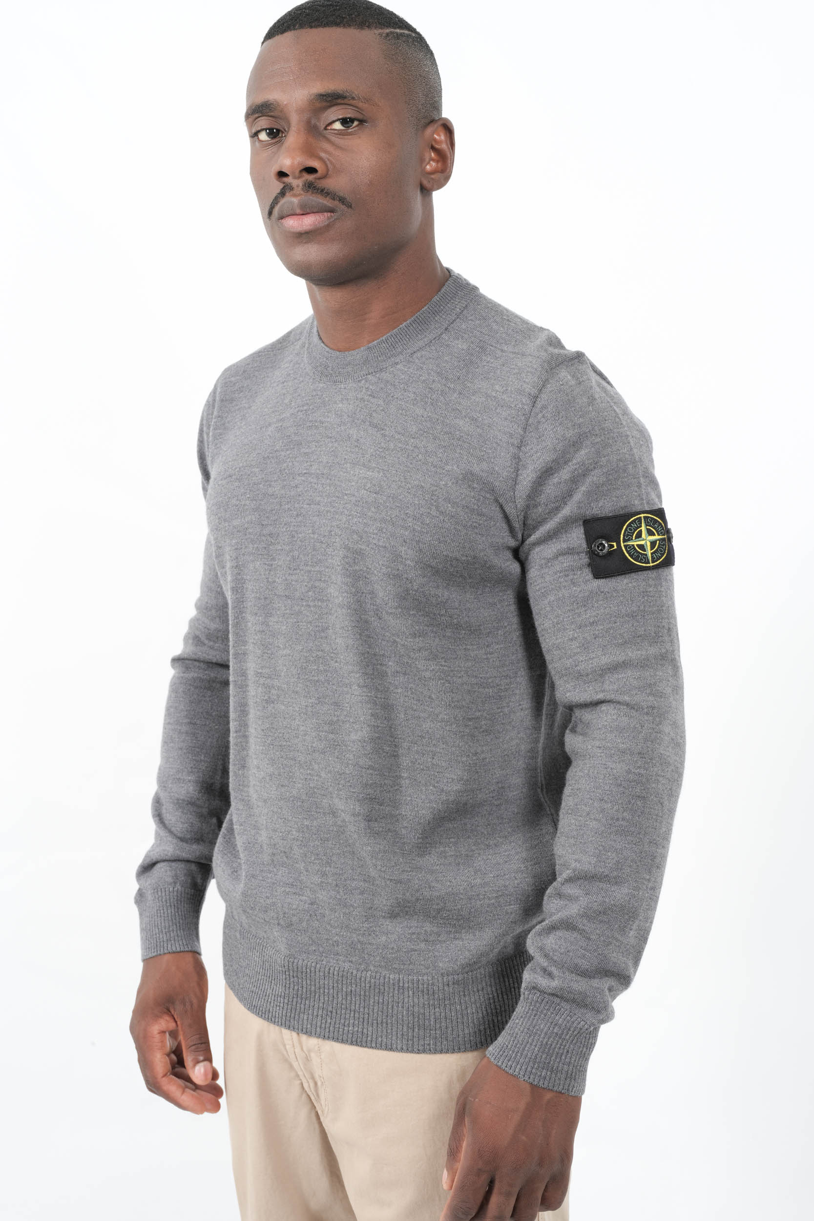  Image du produit PULL STONE ISLAND GRIS PLOMB 5100071-V0M67 - 2