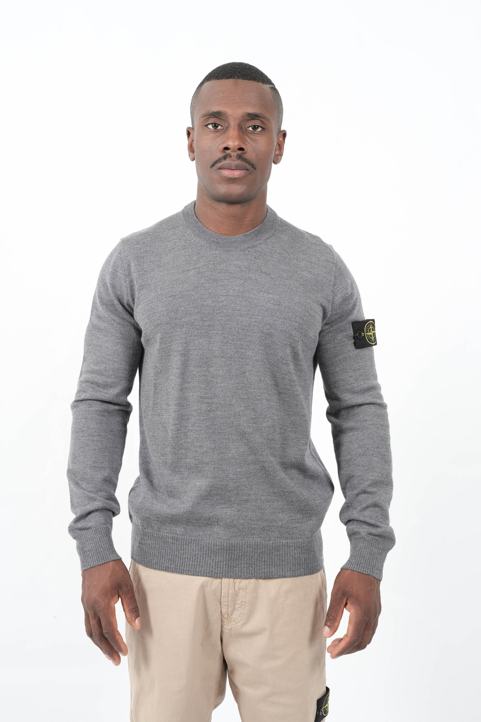  Image du produit PULL STONE ISLAND GRIS PLOMB 5100071-V0M67 - 4