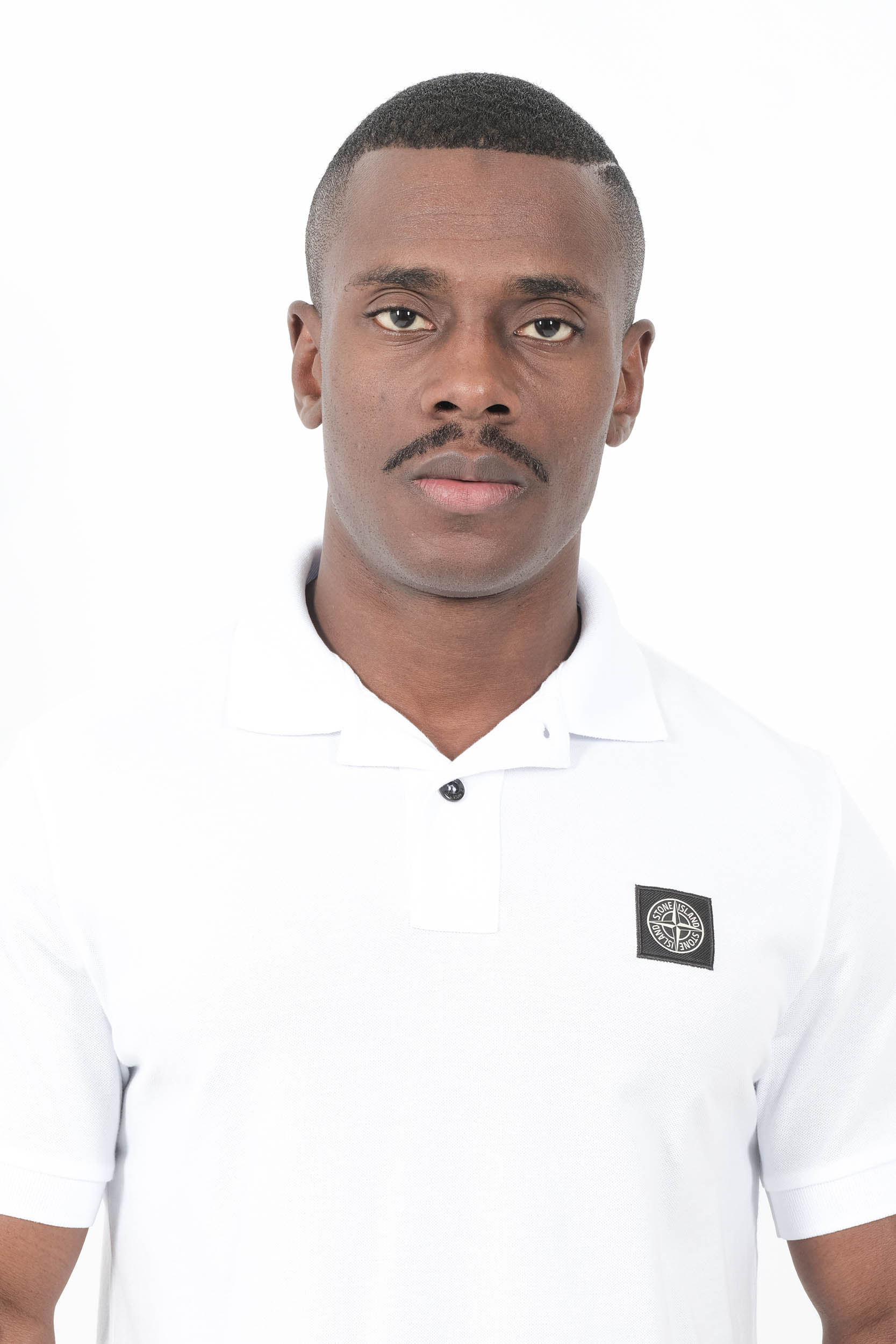 POLO STONE ISLAND BLANC 2200005-V1001