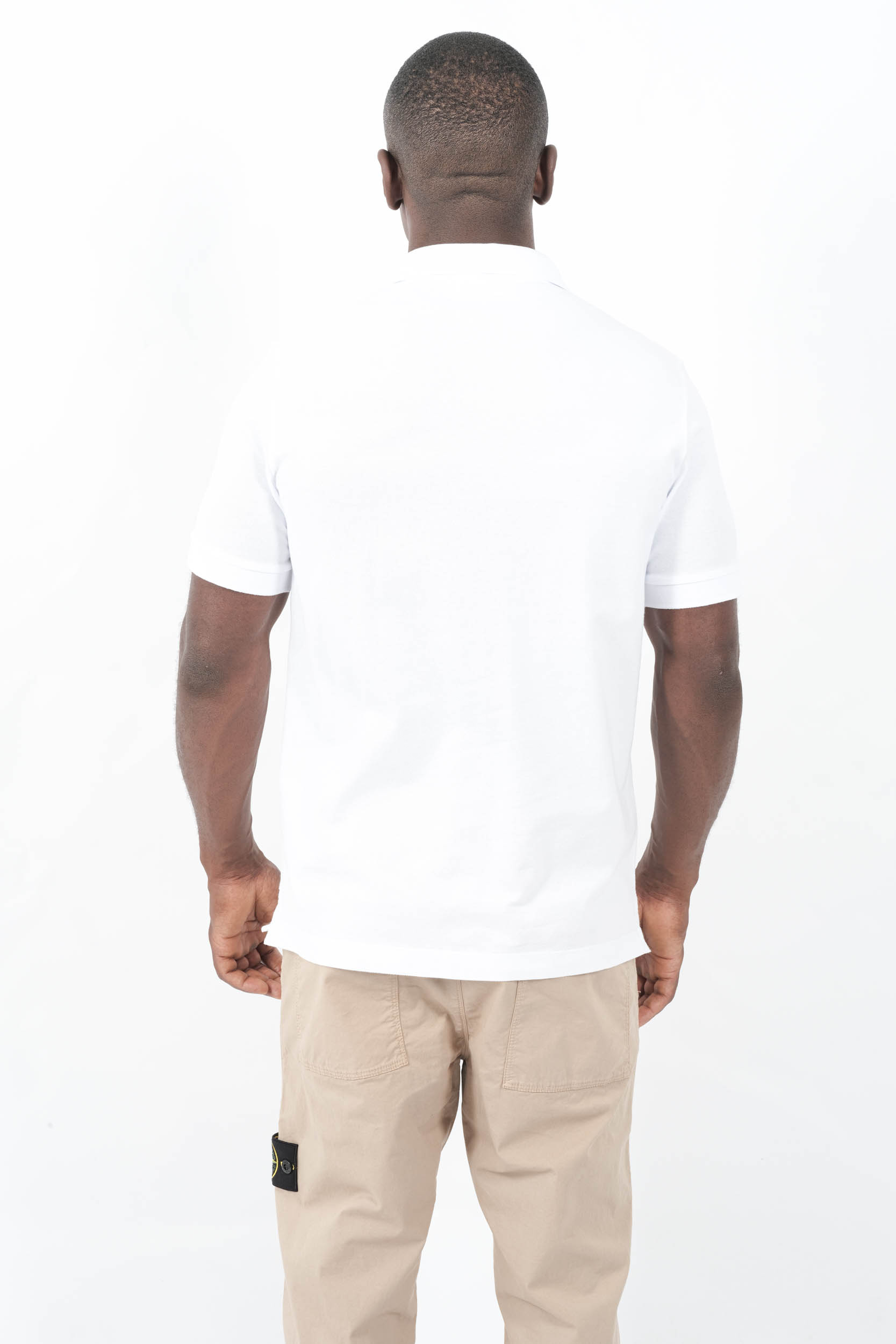 POLO STONE ISLAND BLANC 2200005-V1001