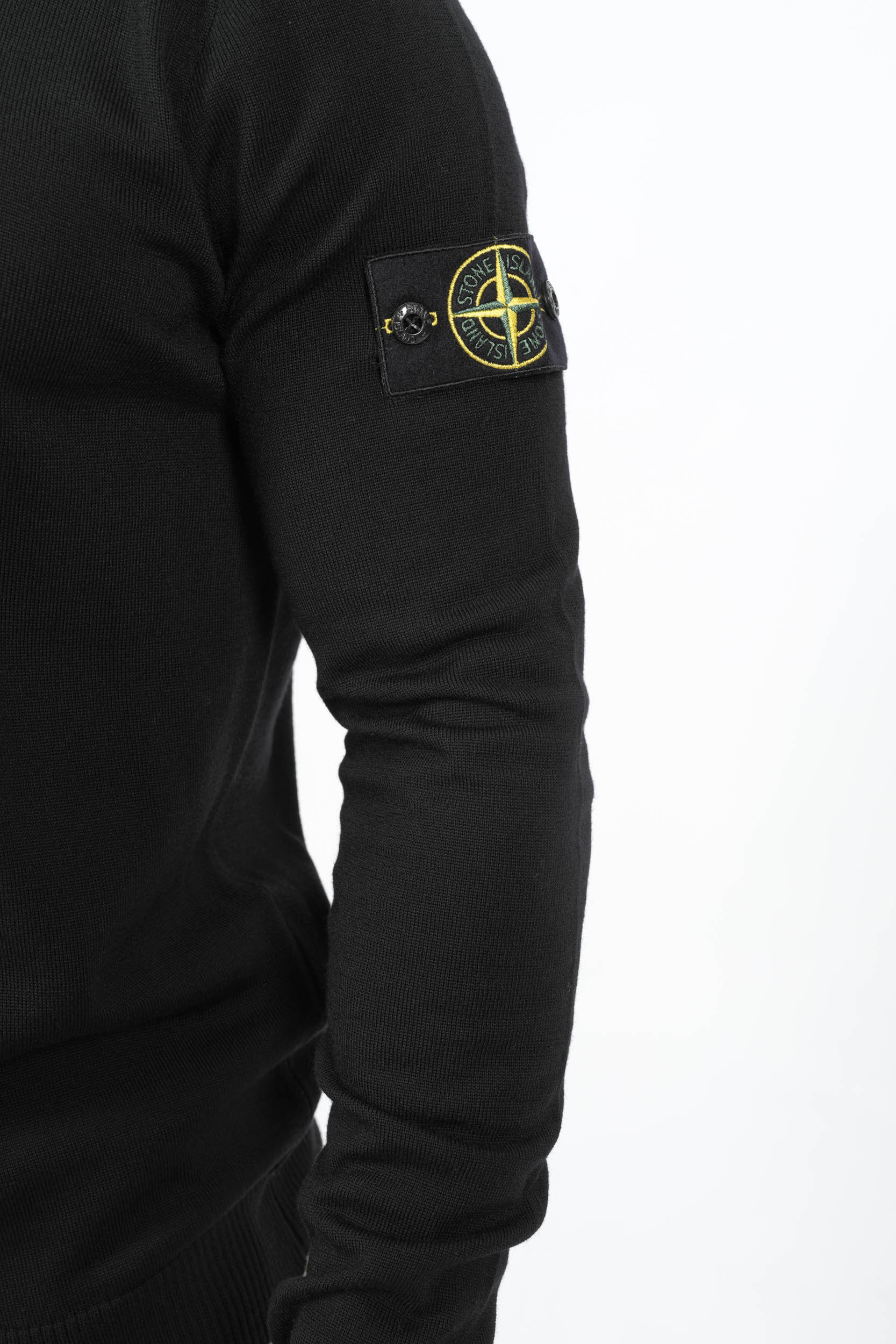  Image du produit PULL COL ROULE STONE ISLAND NOIR 5100025-V0029 - 3