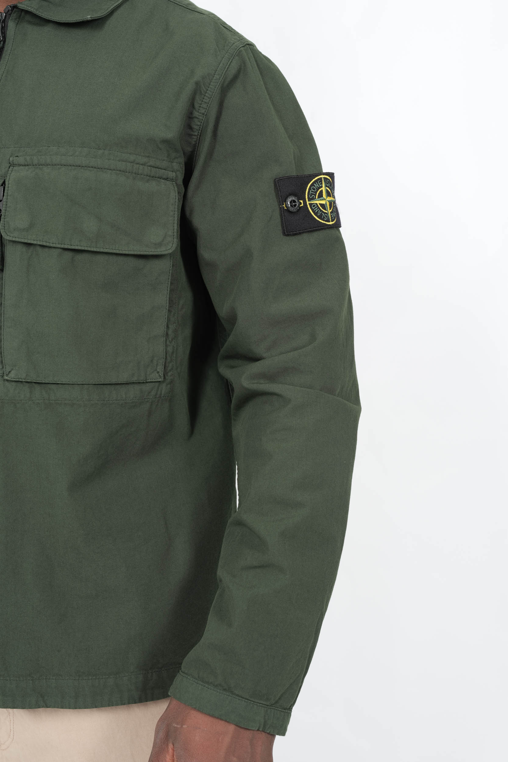 SURCHEMISE STONE ISLAND VERTE 1200004-V005E