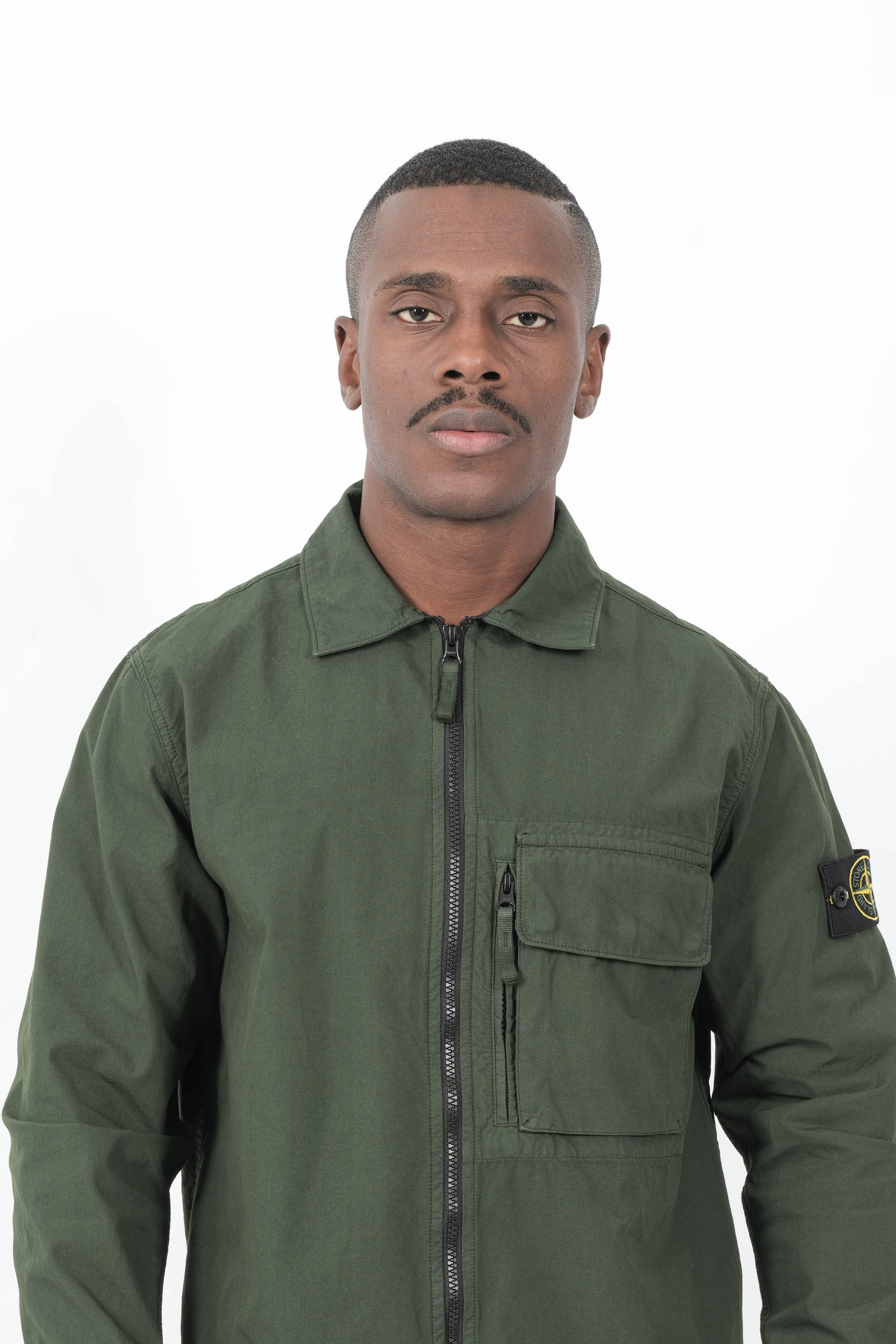 SURCHEMISE STONE ISLAND VERTE 1200004-V005E