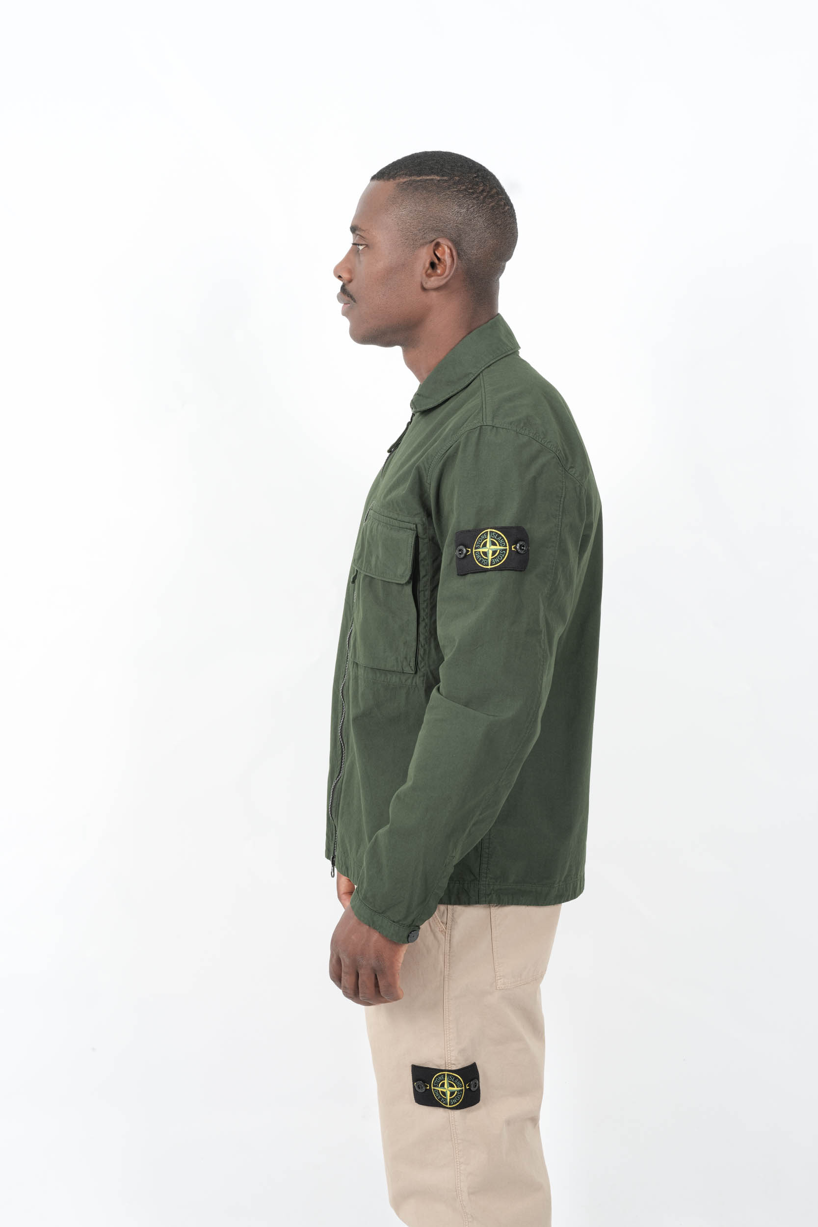  Image du produit SURCHEMISE STONE ISLAND VERTE 1200004-V005E - 6