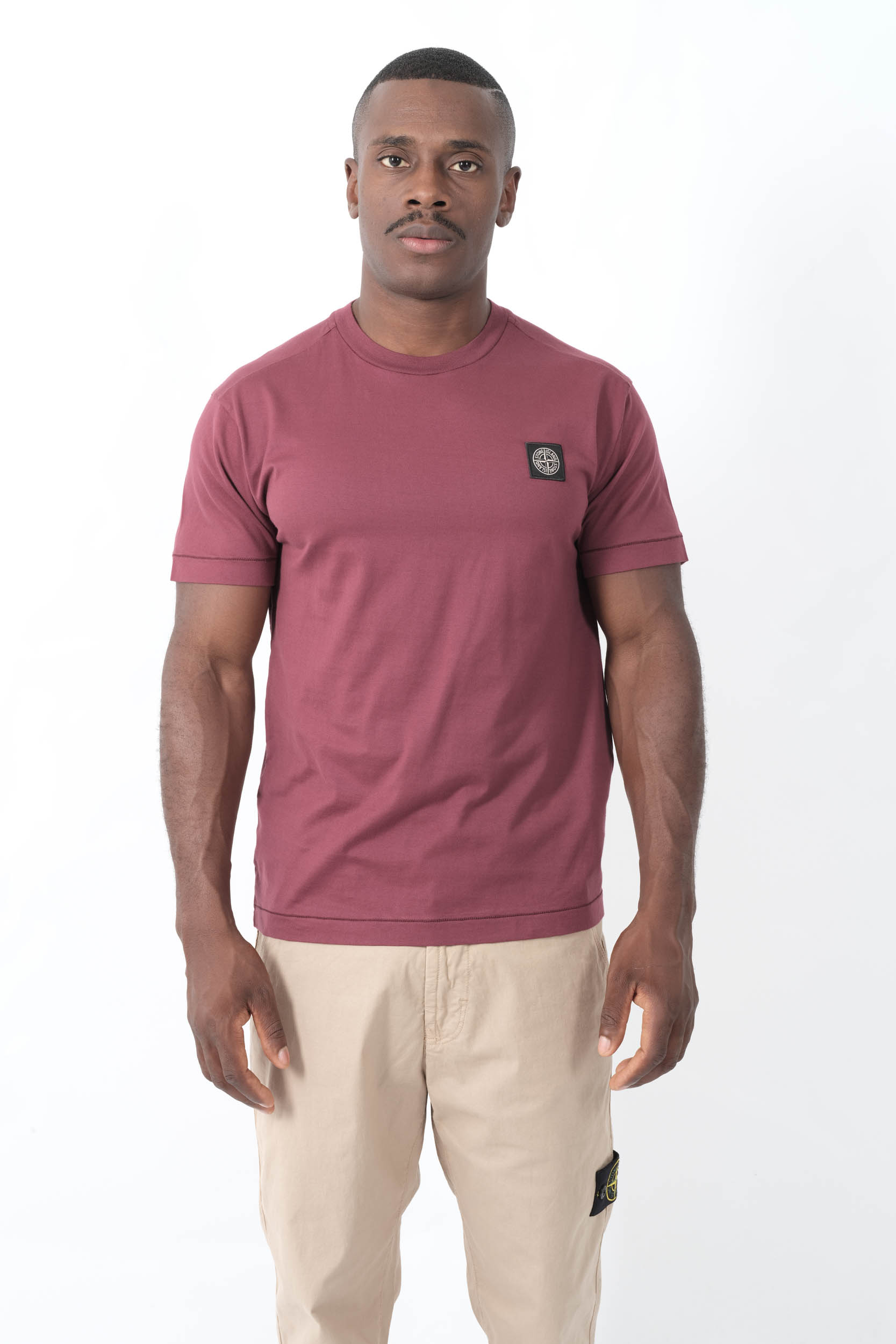  Image du produit TEE-SHIRT STONE ISLAND BORDEAUX 2100027-V0012 - 4