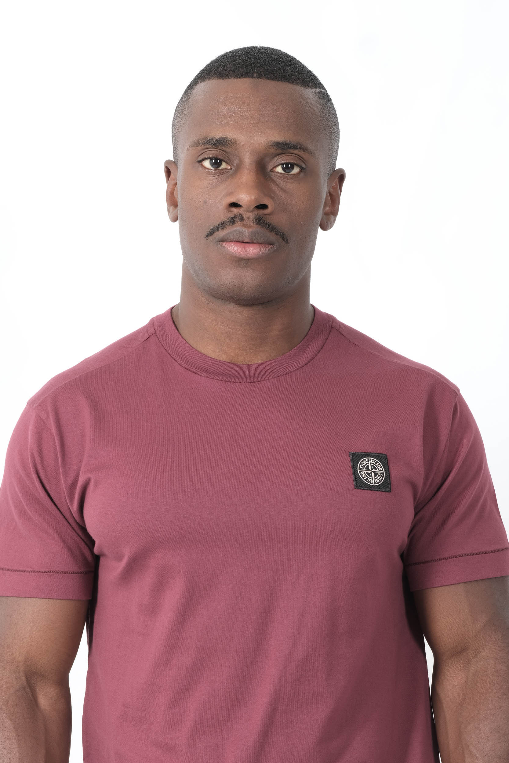TEE-SHIRT STONE ISLAND BORDEAUX 2100027-V0012