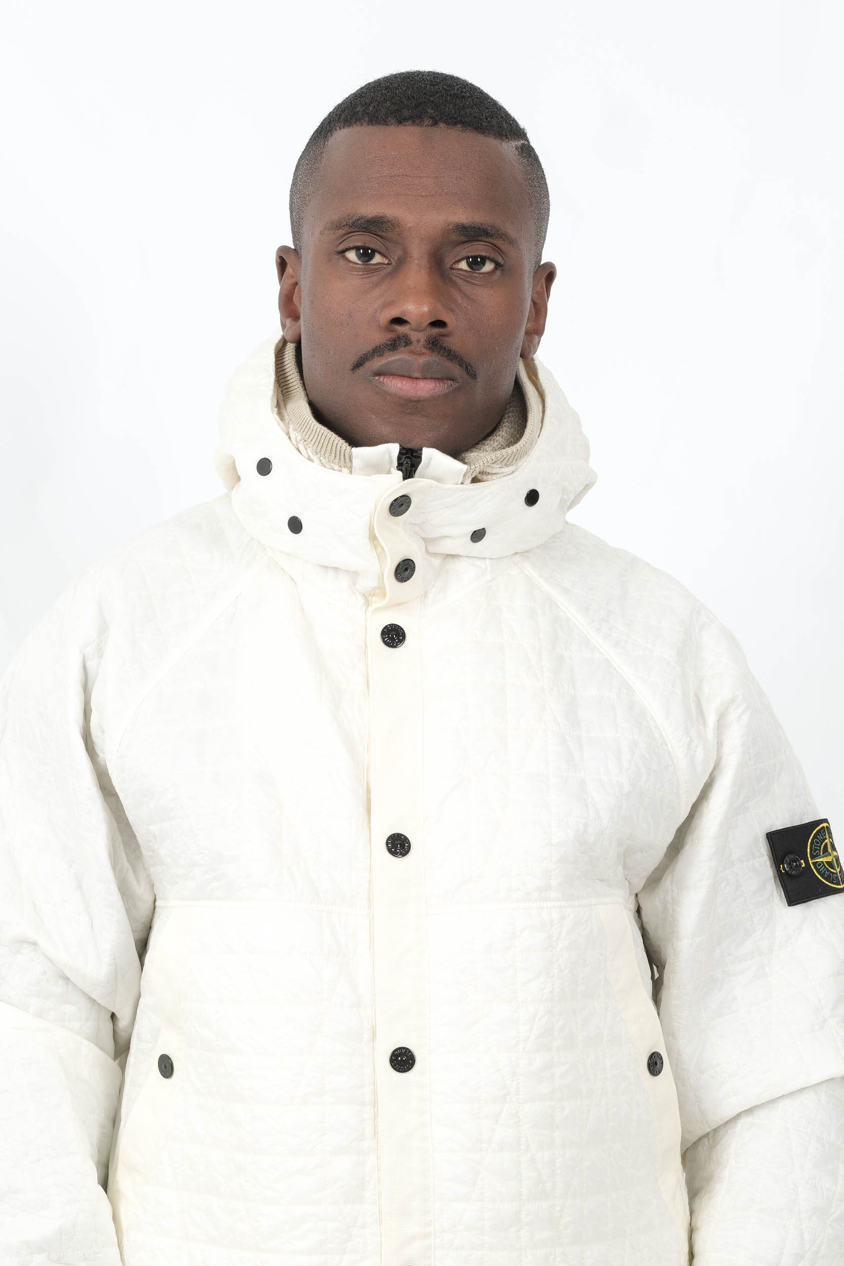  Image du produit BLOUSON STONE ISLAND A CAPUCHE CREME 4100023-V0093 - 5