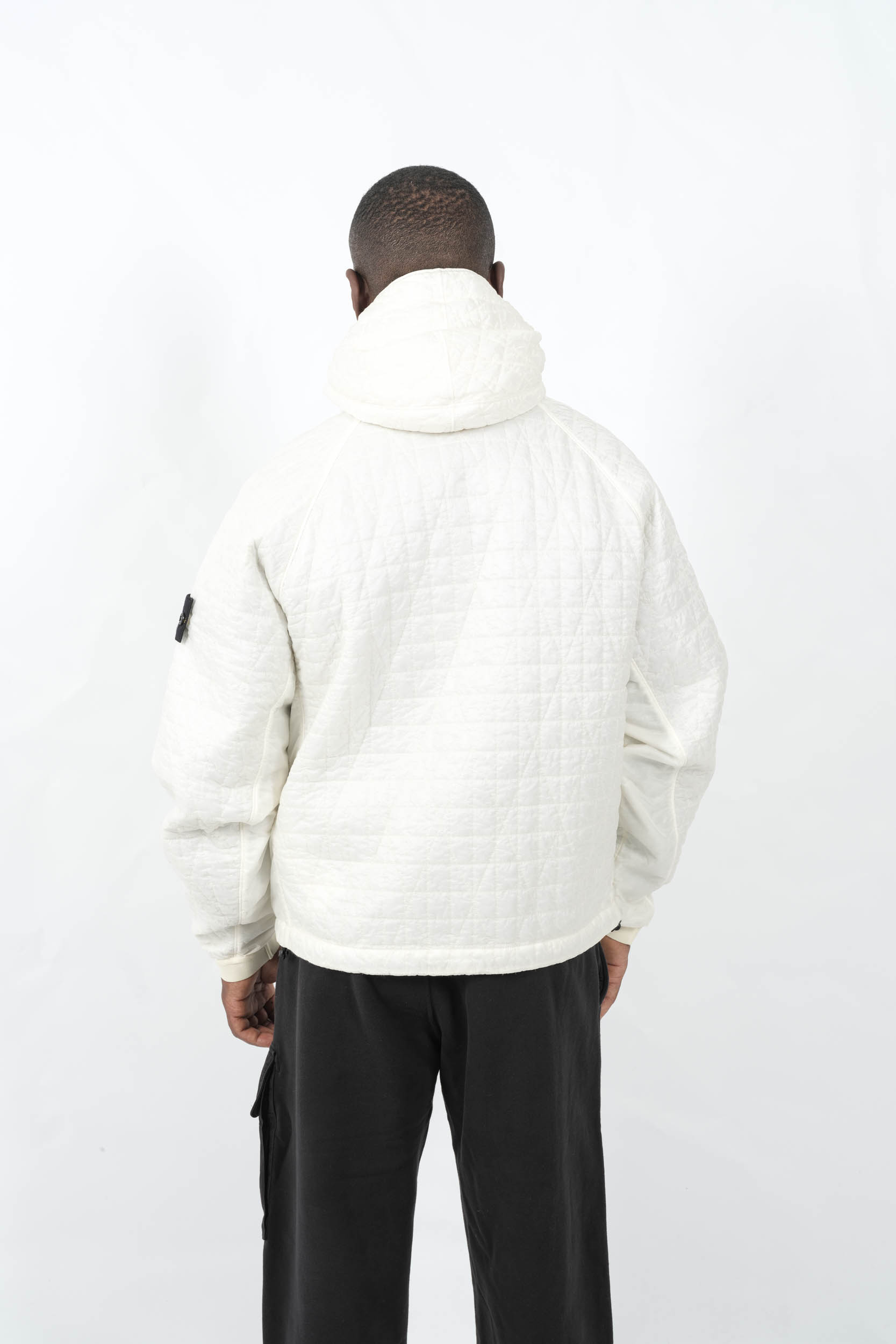 Image du produit BLOUSON STONE ISLAND A CAPUCHE CREME 4100023-V0093 - 7