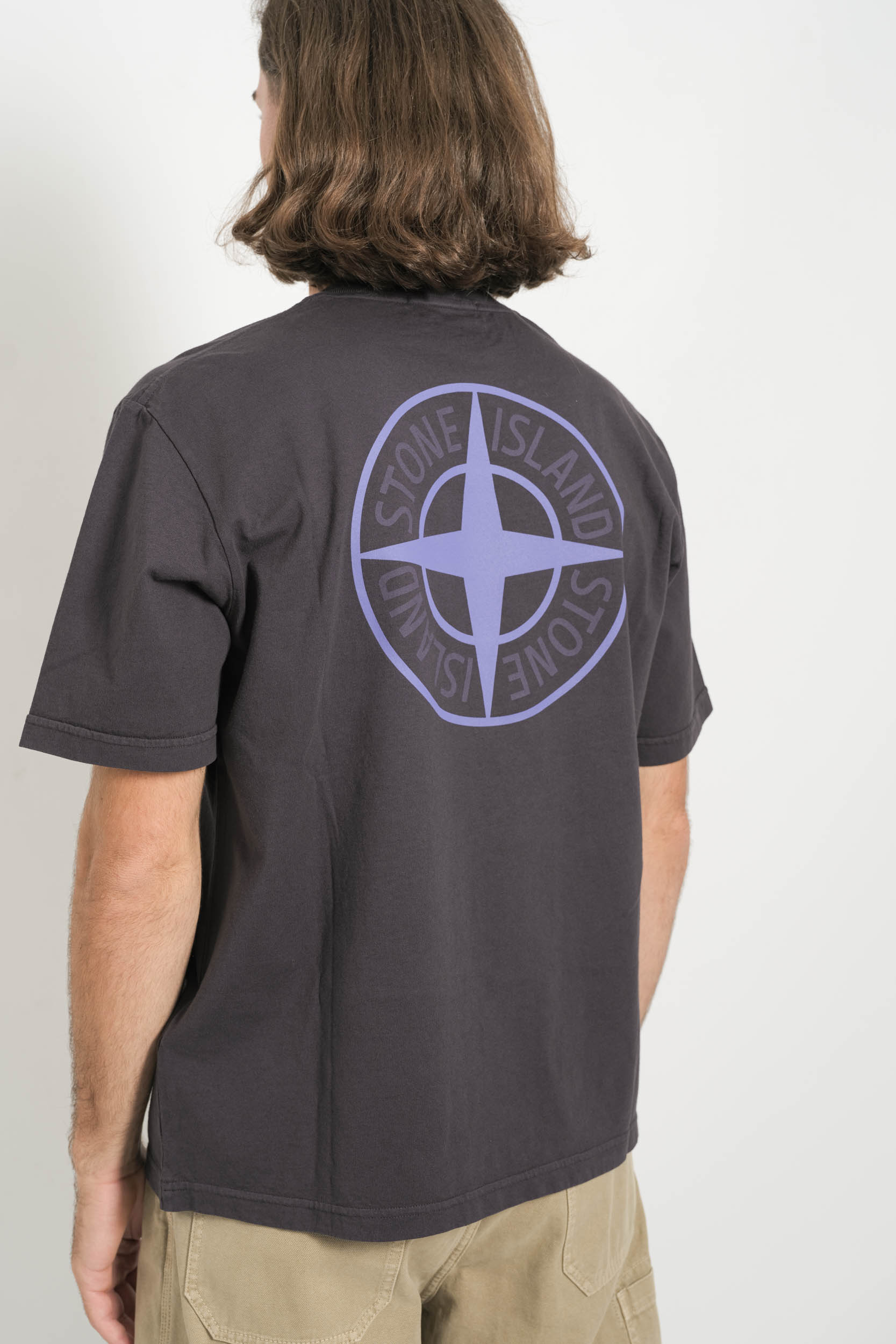 TEE-SHIRT STONE ISLAND VIOLET COUPE REGULAR 2100037-V0026