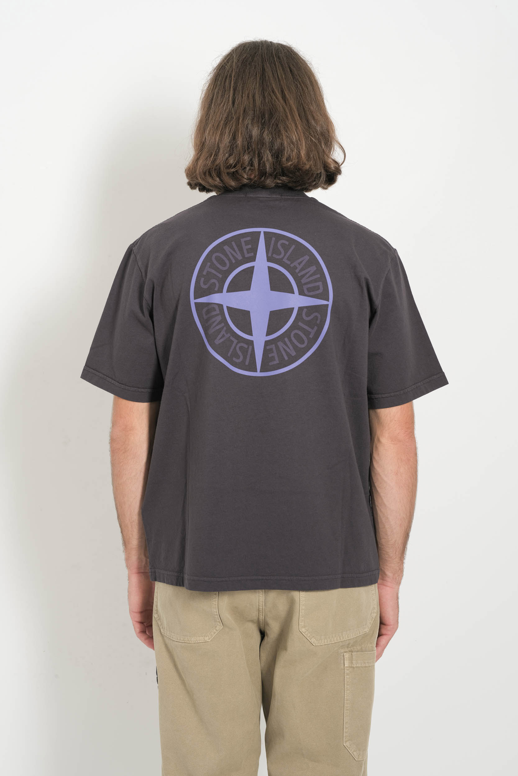 TEE-SHIRT STONE ISLAND VIOLET COUPE REGULAR 2100037-V0026