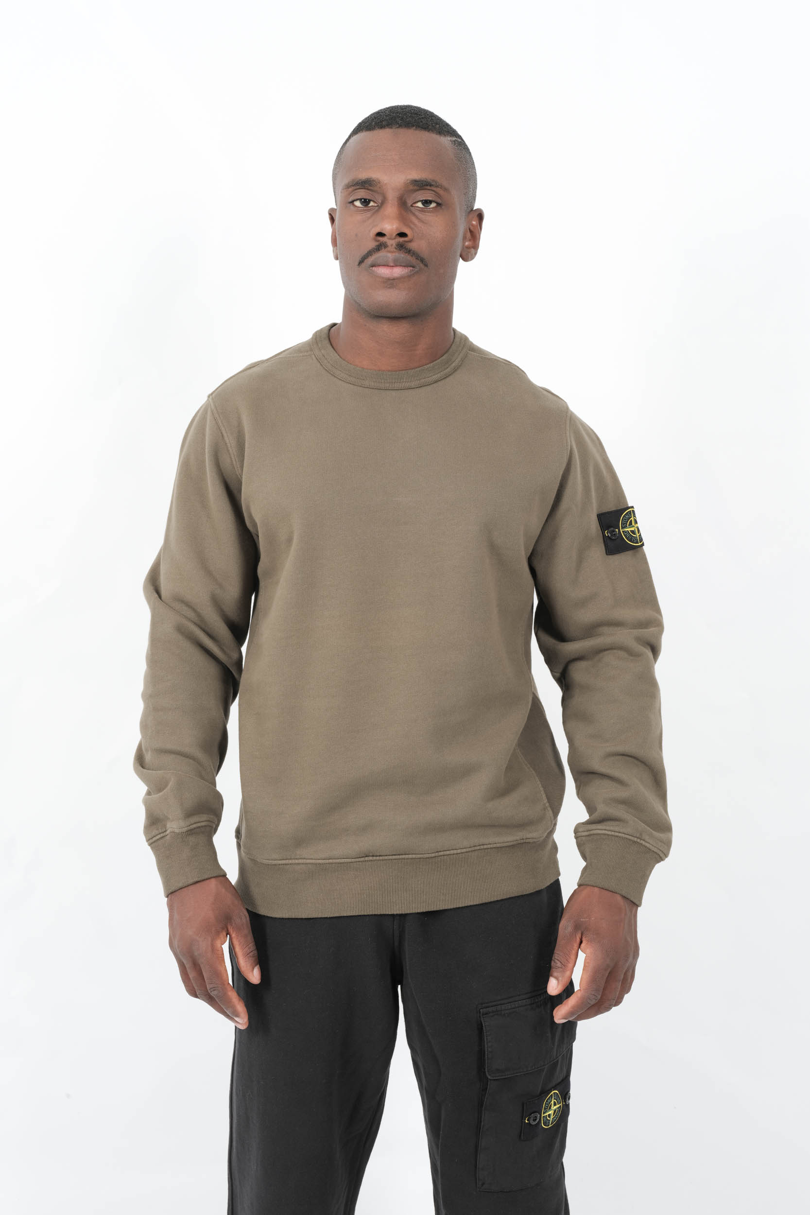  Image du produit SWEAT STONE ISLAND COL ROND KAKI 6100028-V0054 - 3