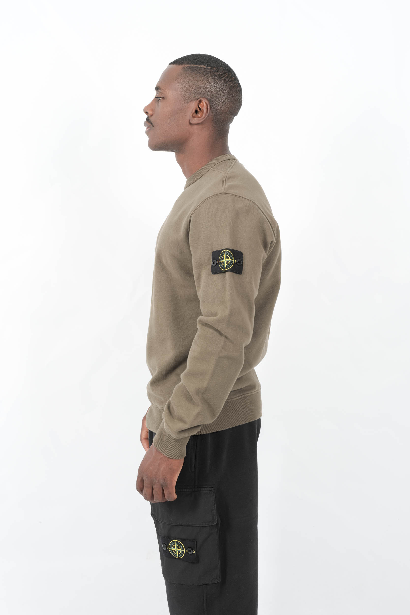  Image du produit SWEAT STONE ISLAND COL ROND KAKI 6100028-V0054 - 4