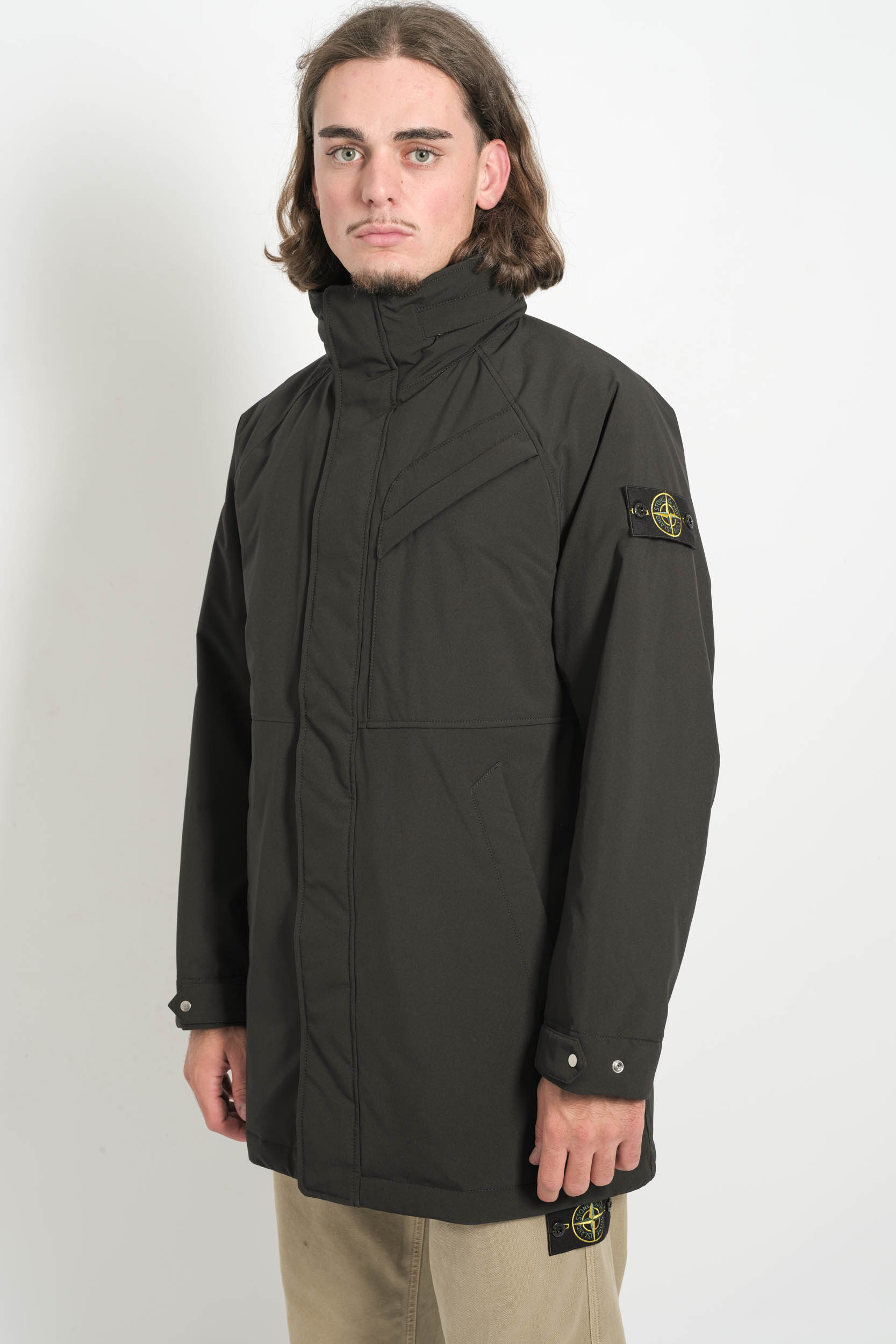 VESTE STONE ISLAND LONGUE NOIR 7100002-V0029