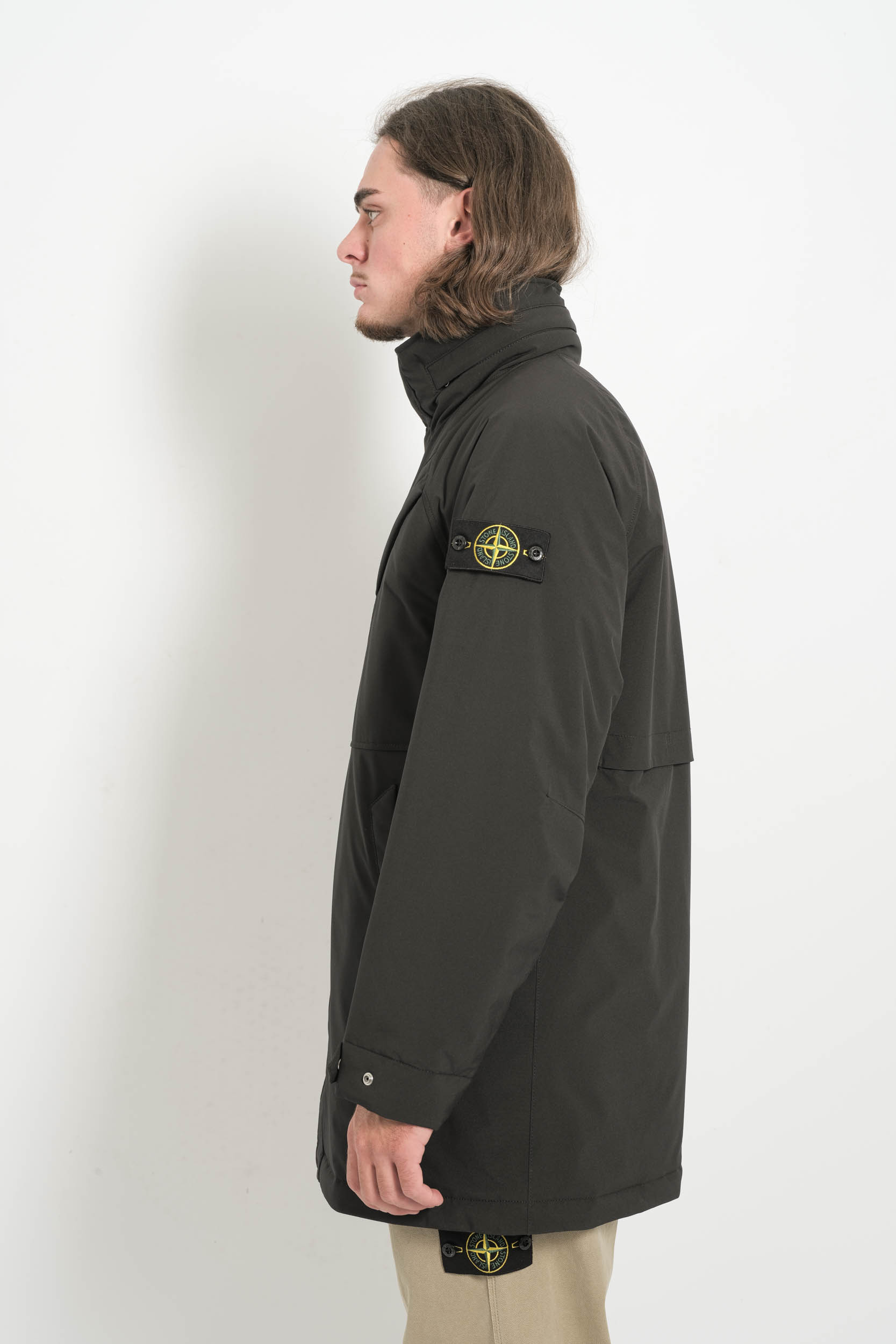 VESTE STONE ISLAND LONGUE NOIR 7100002-V0029