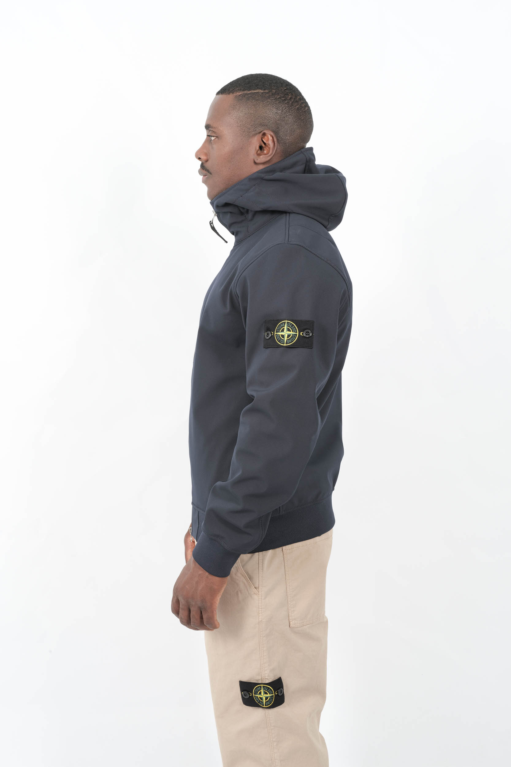BLOUSON STONE ISLAND EN SOFT SHELL-R MARINE Q100004-V0020