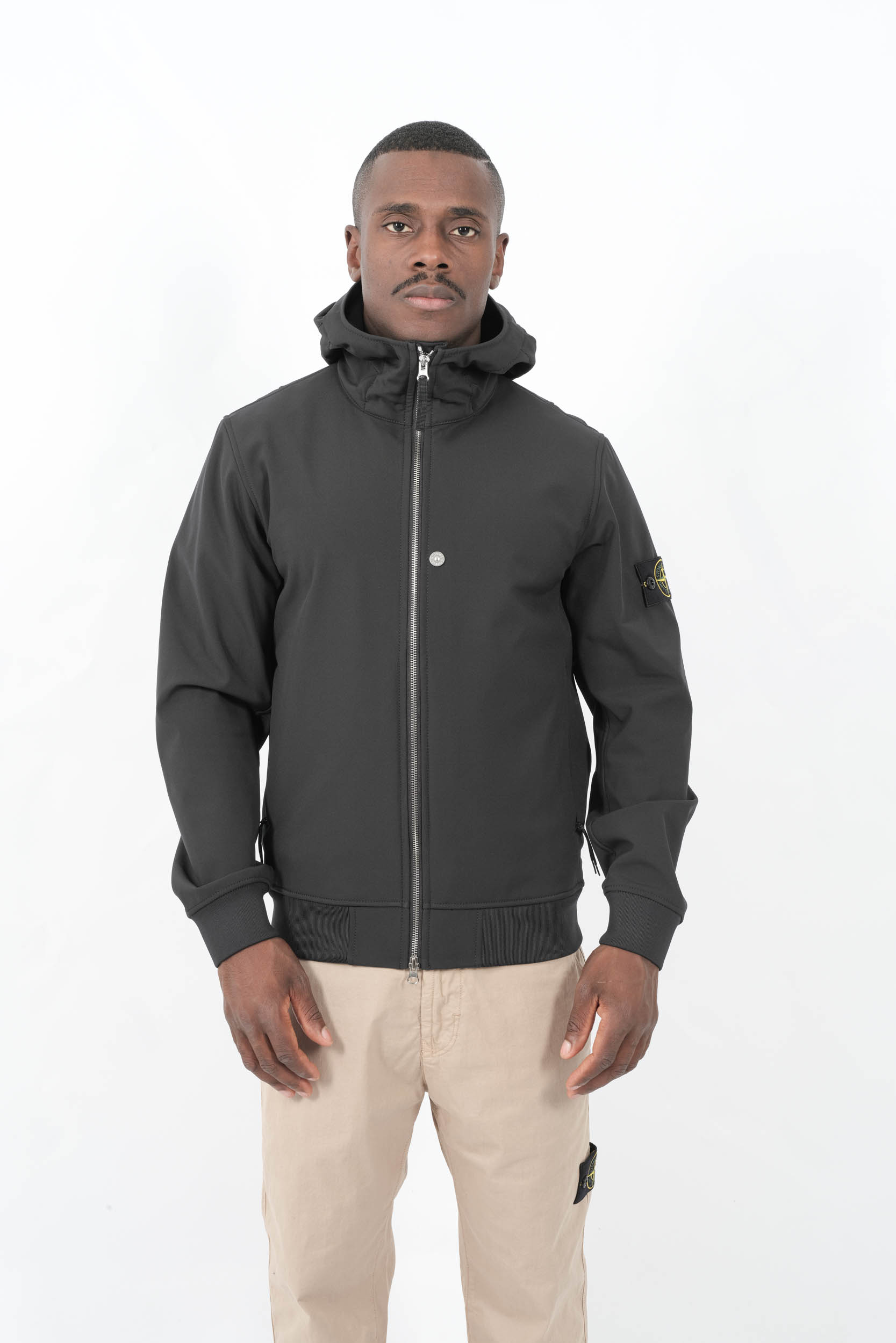  Image du produit BLOUSON STONE ISLAND EN SOFT SHELL-R NOIR Q100004-V0029 - 4