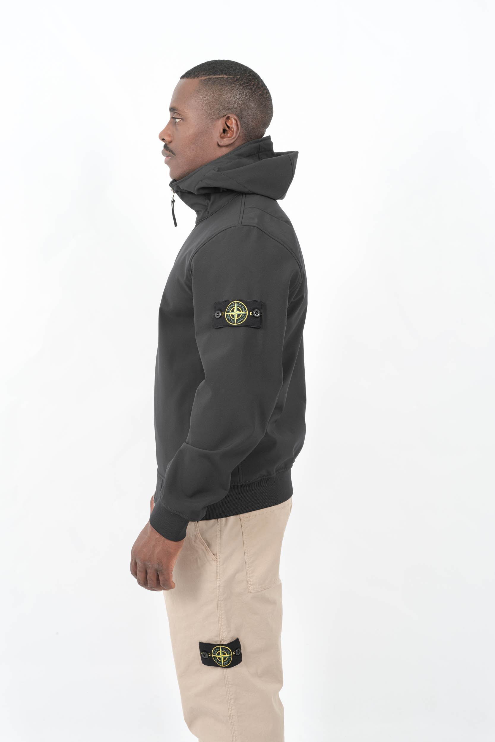  Image du produit BLOUSON STONE ISLAND EN SOFT SHELL-R NOIR Q100004-V0029 - 6