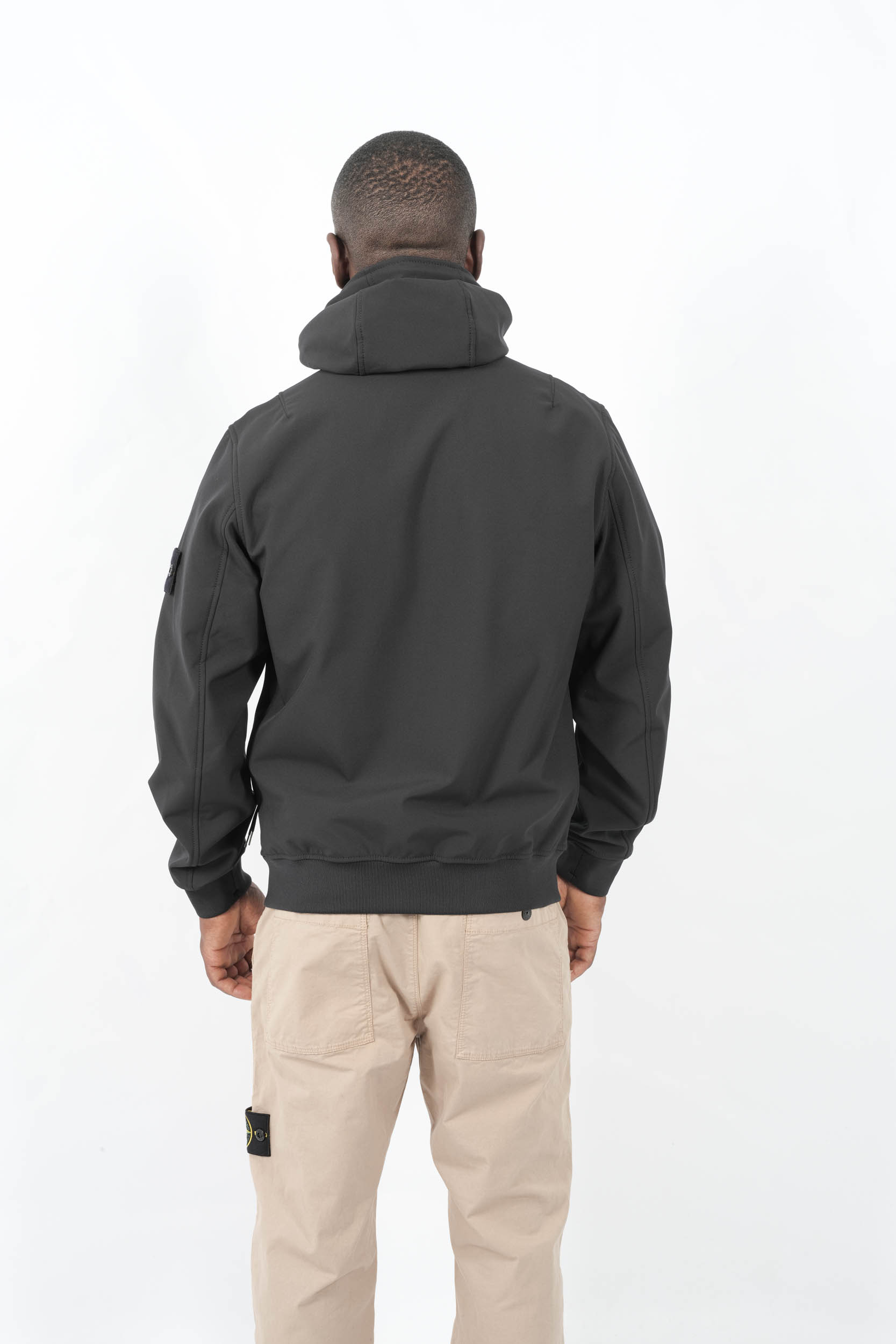  Image du produit BLOUSON STONE ISLAND EN SOFT SHELL-R NOIR Q100004-V0029 - 7