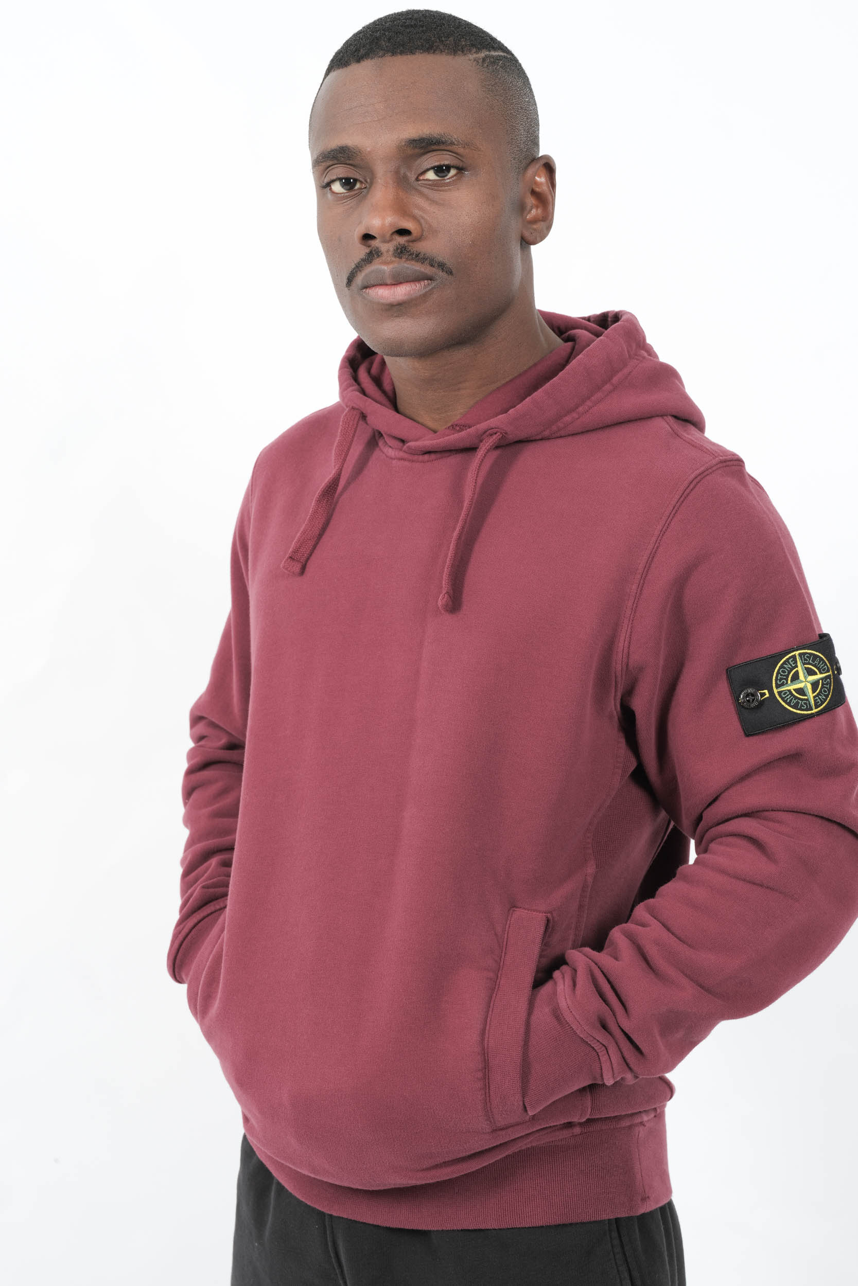  Image du produit SWEAT STONE SILAND A CAPUCHE BORDEAU 6100029-V0012 - 2
