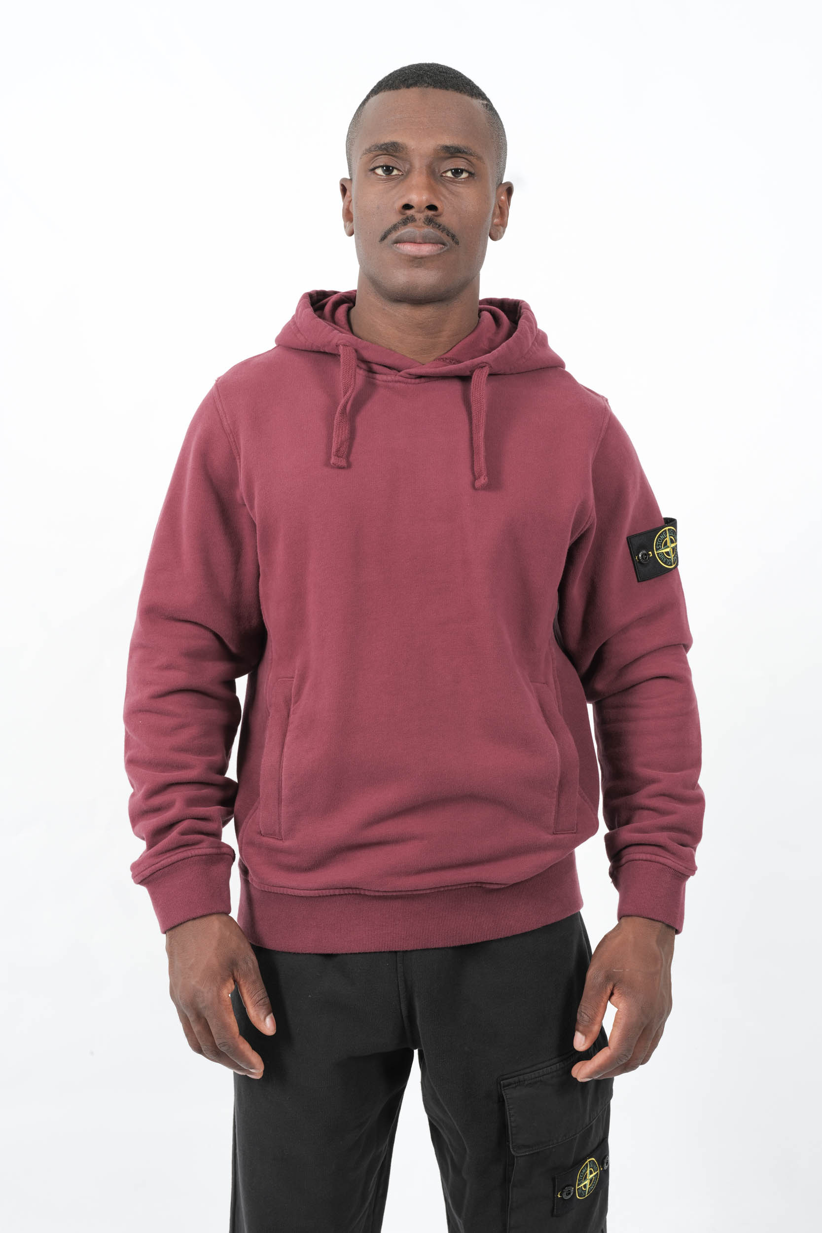 SWEAT STONE SILAND A CAPUCHE BORDEAU 6100029-V0012