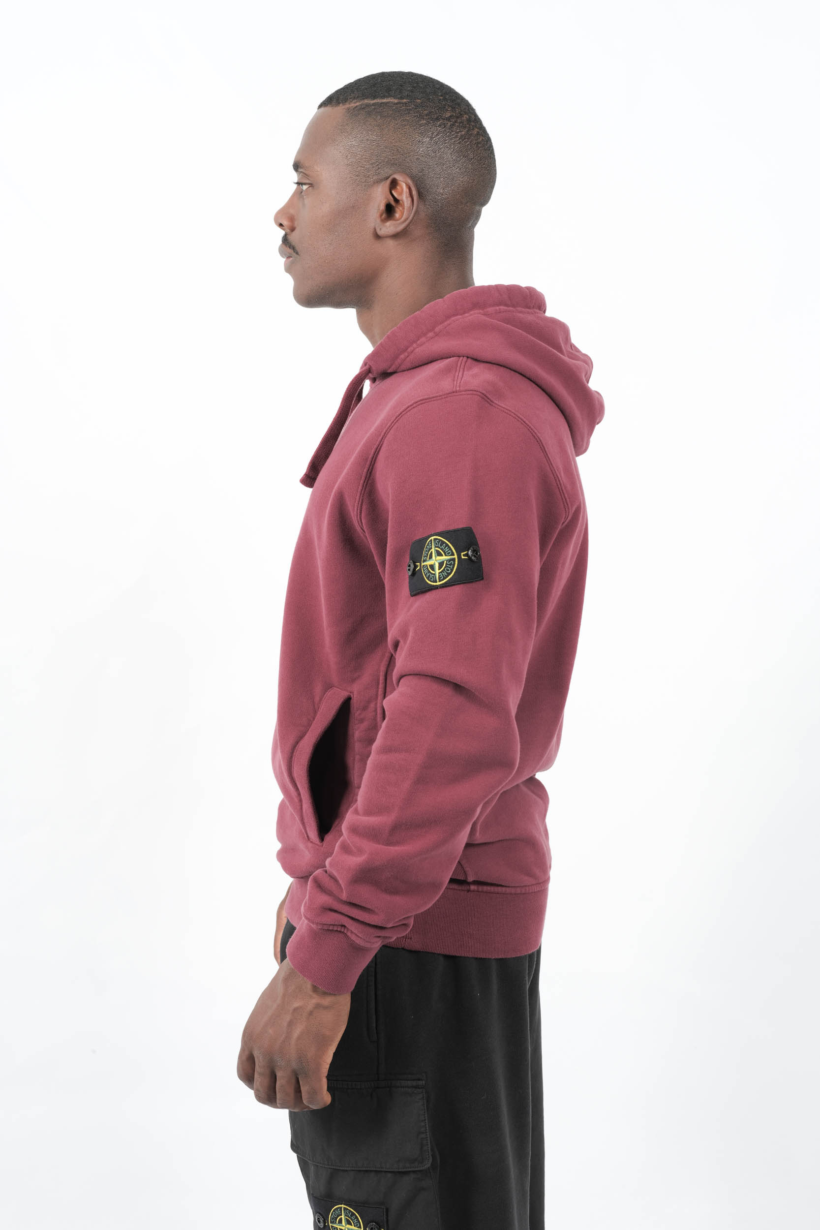 SWEAT STONE SILAND A CAPUCHE BORDEAU 6100029-V0012