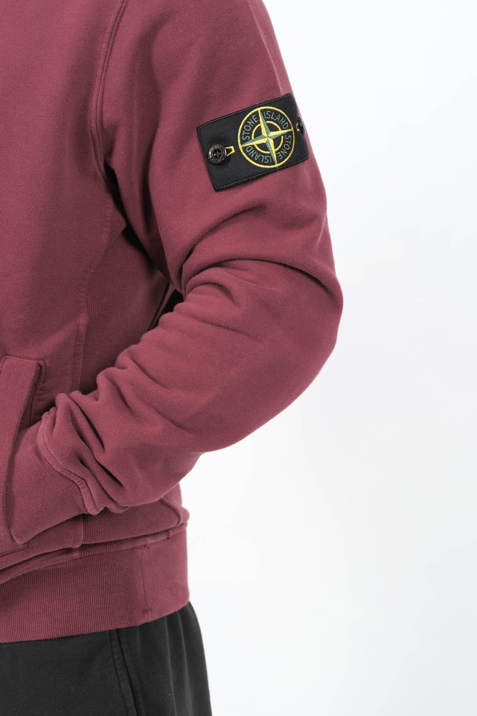 SWEAT STONE SILAND A CAPUCHE BORDEAU 6100029-V0012