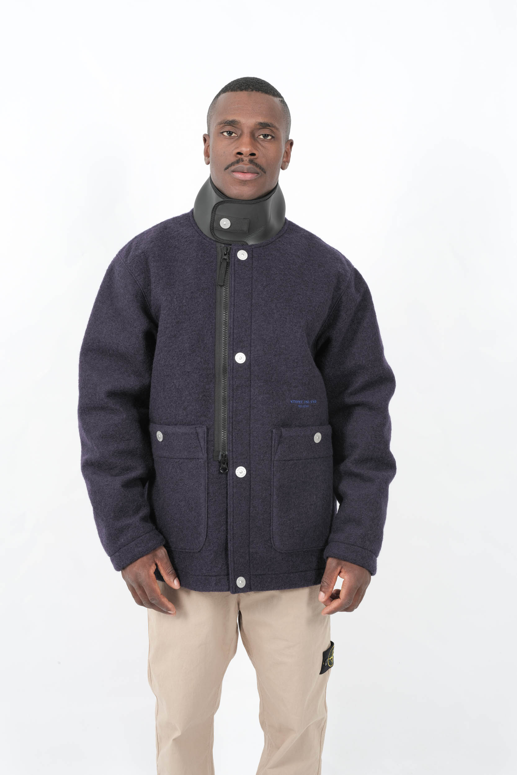  Image du produit VESTE STONE ISLAND MARINA ENN LAINE FEUTREE MARINE Q100020-V002A - 4