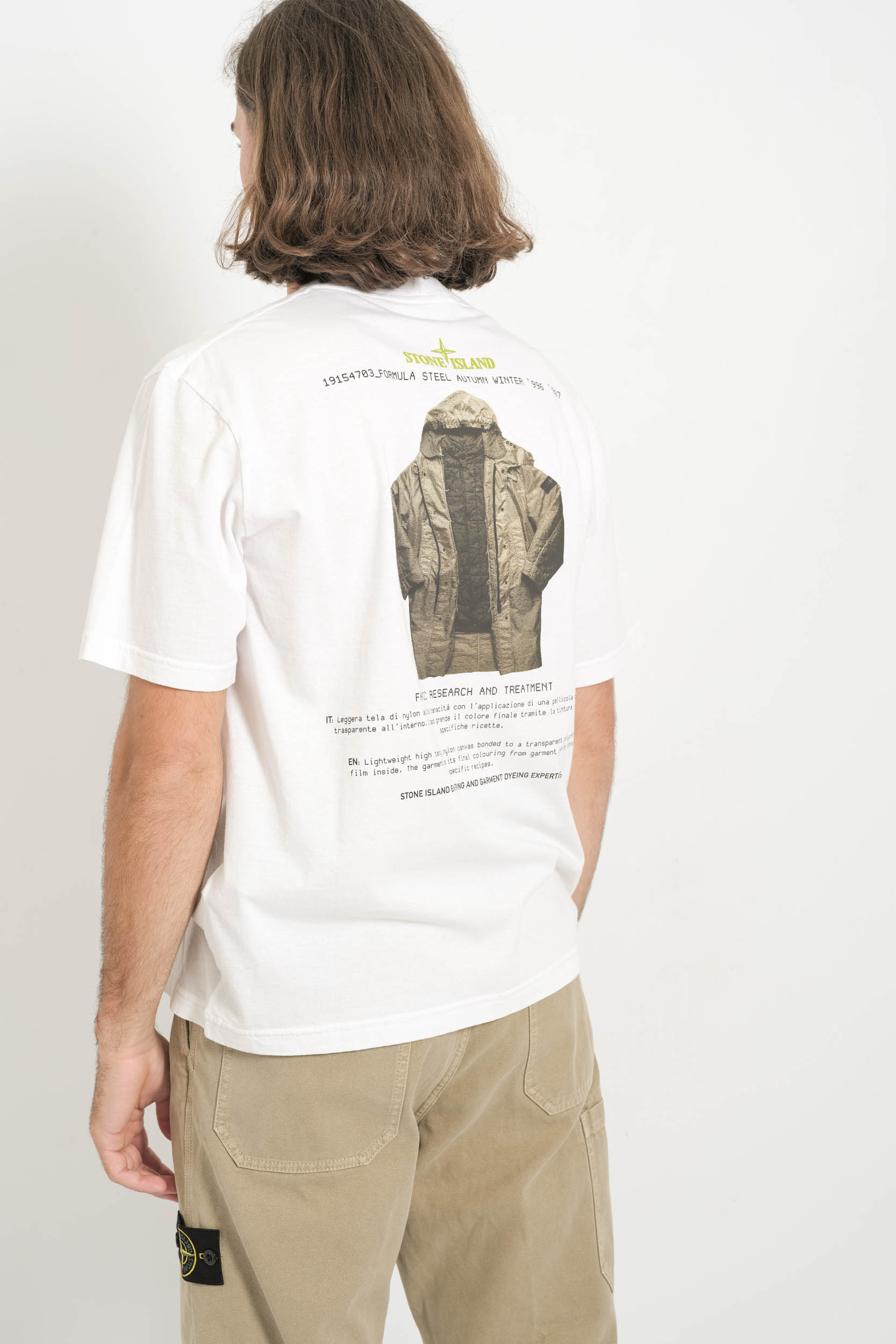 TEE-SHIRT STONE ISLAND ARCHIVIO BLANC 2100037-S091-V0001