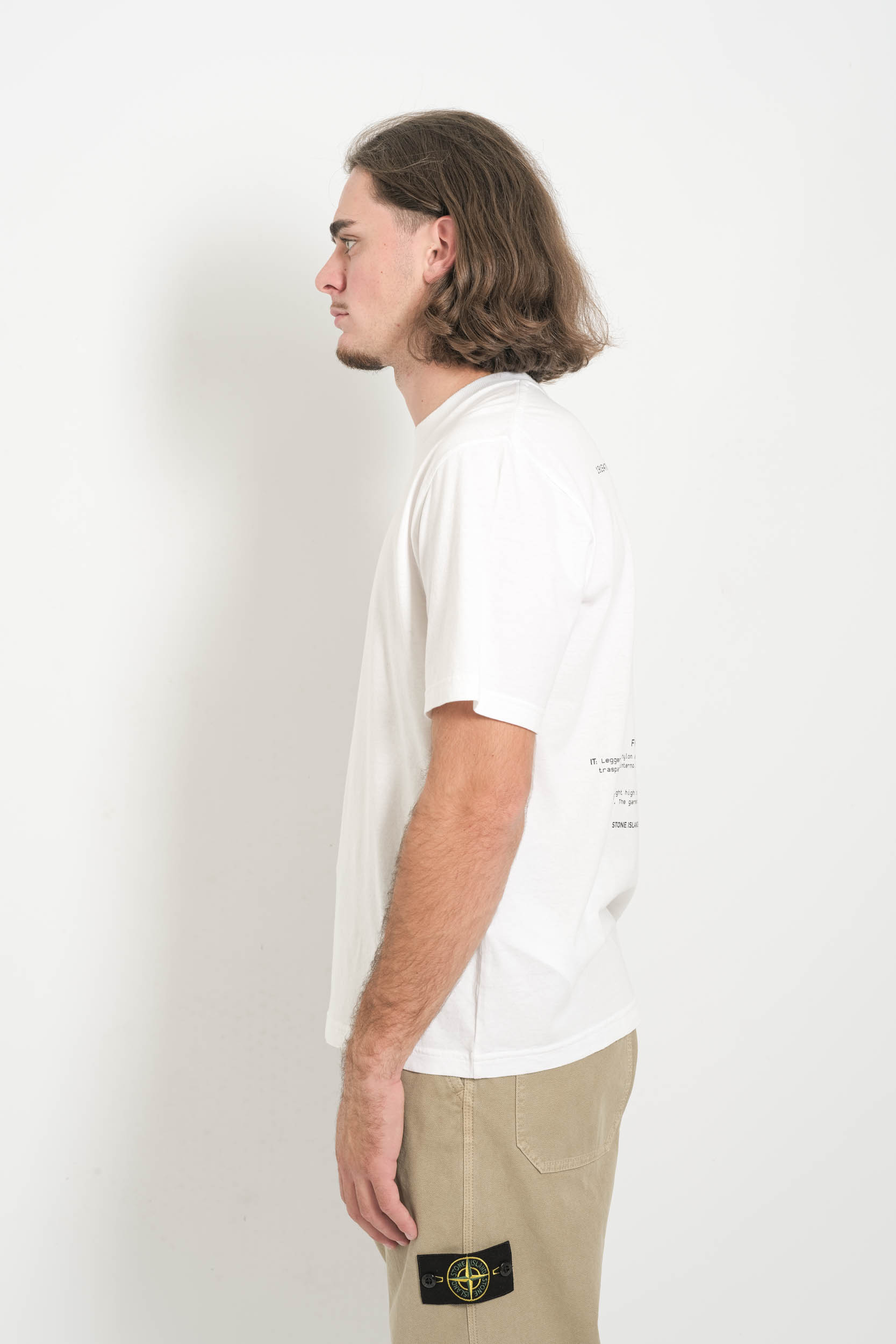 TEE-SHIRT STONE ISLAND ARCHIVIO BLANC 2100037-S091-V0001
