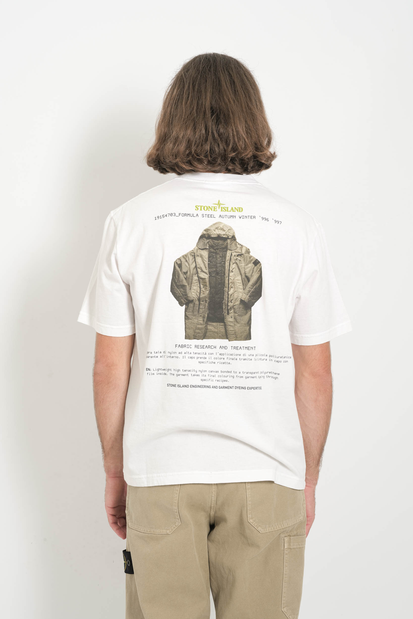 TEE-SHIRT STONE ISLAND ARCHIVIO BLANC 2100037-S091-V0001