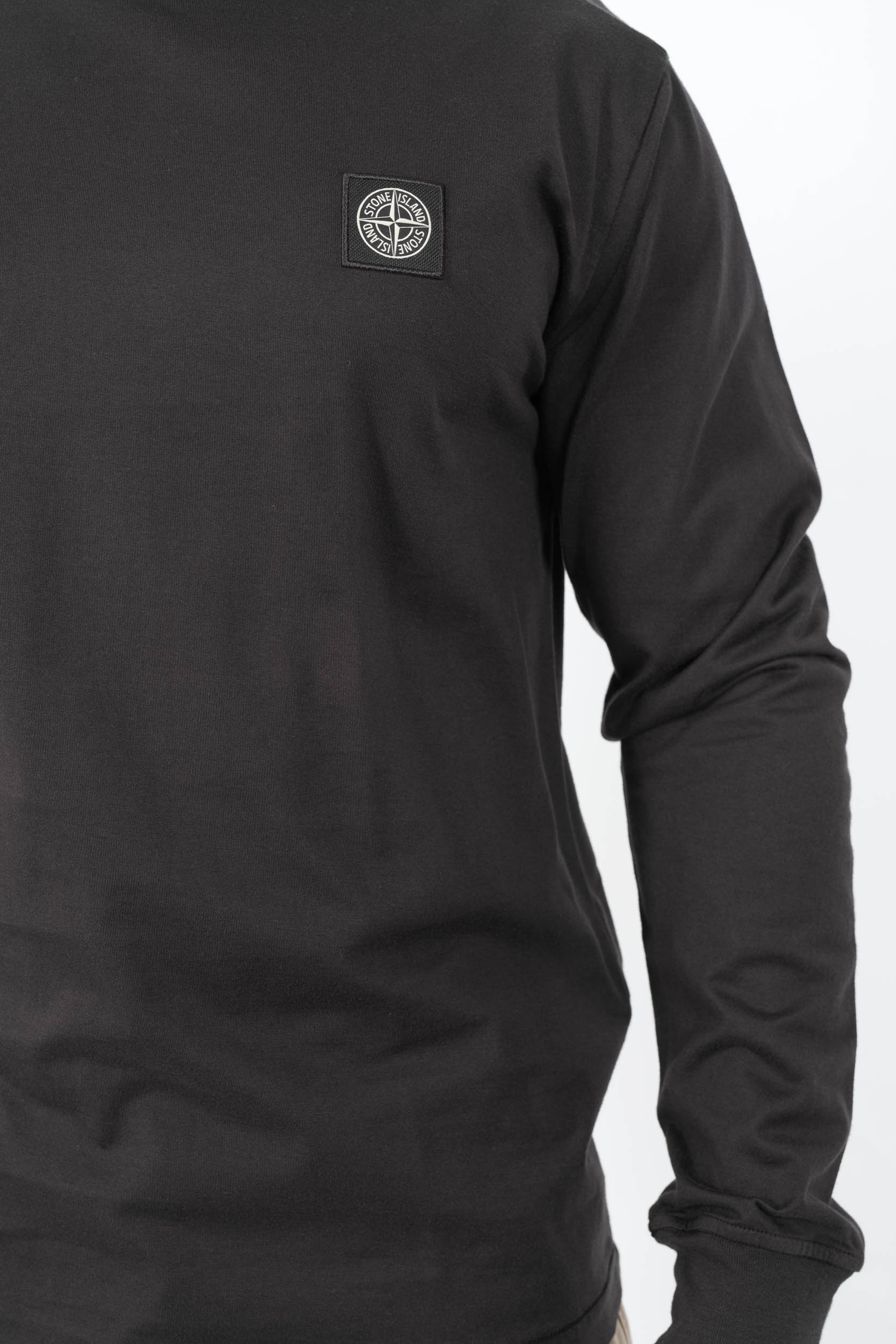 TEE-SHIRT STONE ISLAND MANCHES LONGUES NOIR 2100028-S0013-V0029