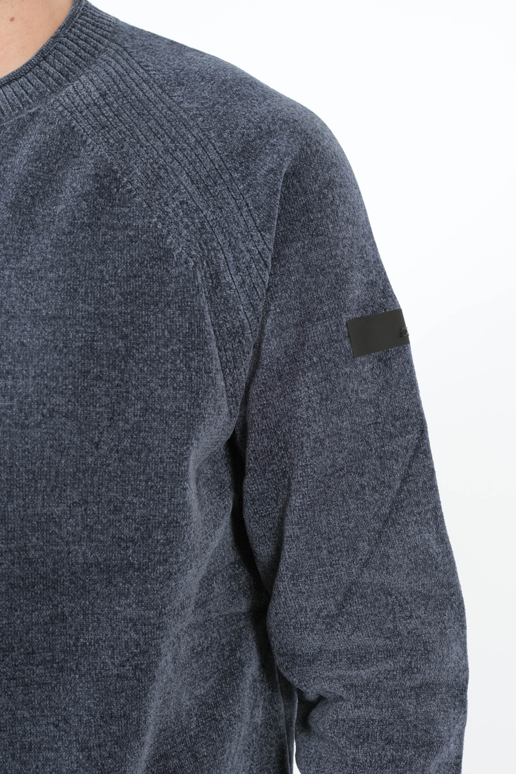  Image du produit PULL RRD COL ROND BLEU W25132-61 - 3