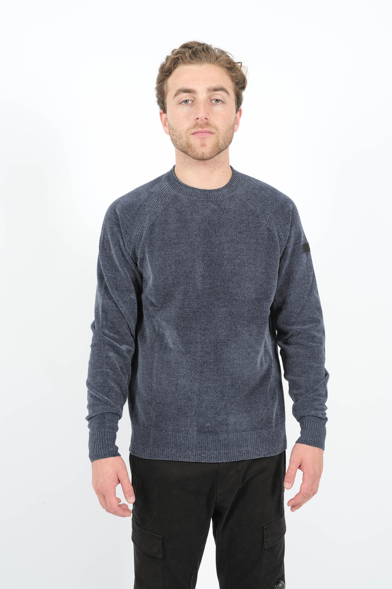 PULL RRD COL ROND BLEU W25132-61