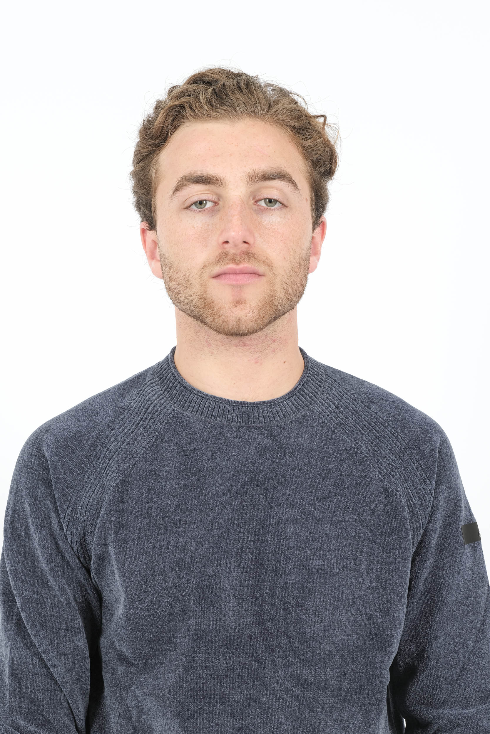  Image du produit PULL RRD COL ROND BLEU W25132-61 - 5