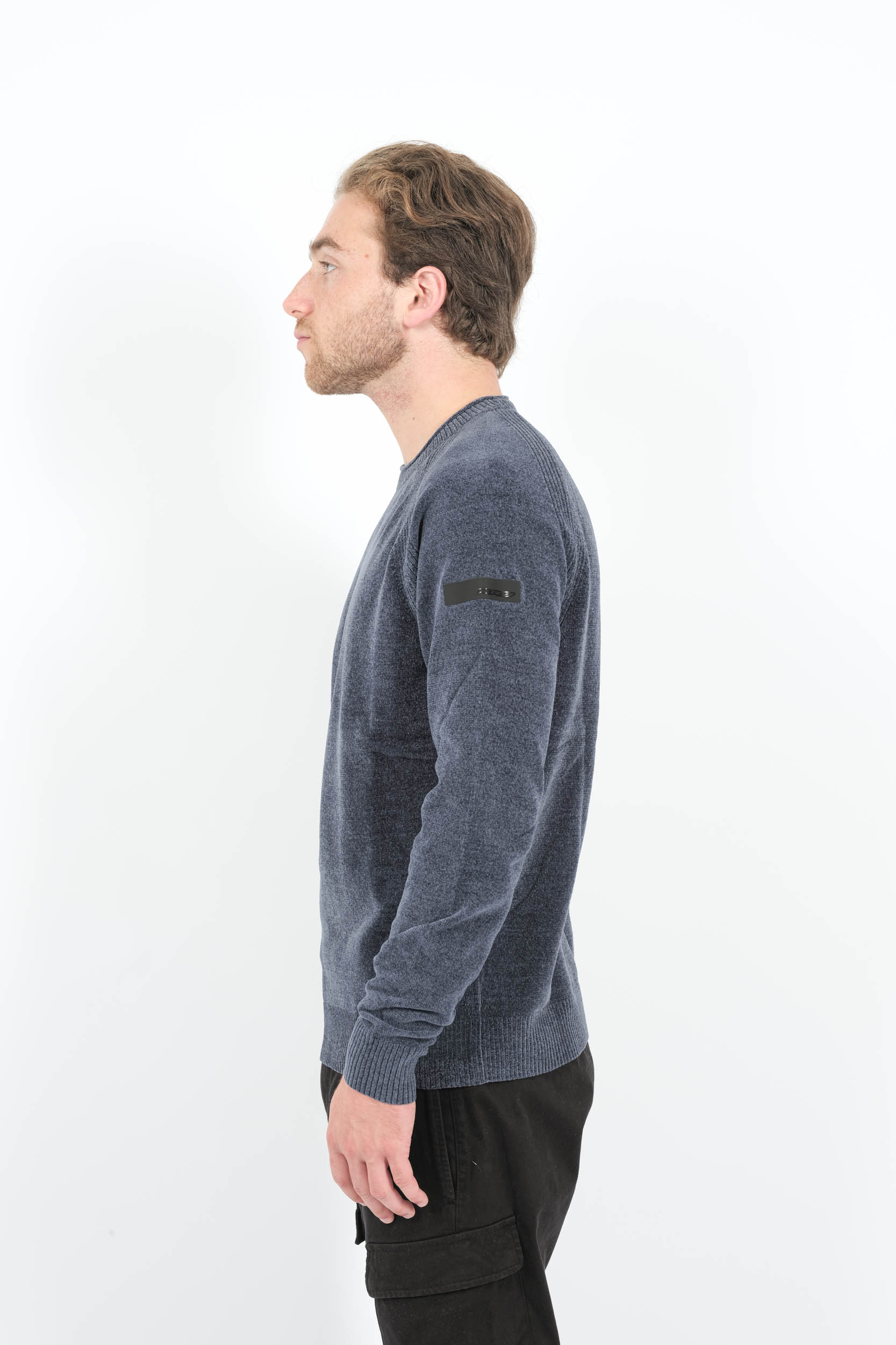  Image du produit PULL RRD COL ROND BLEU W25132-61 - 6