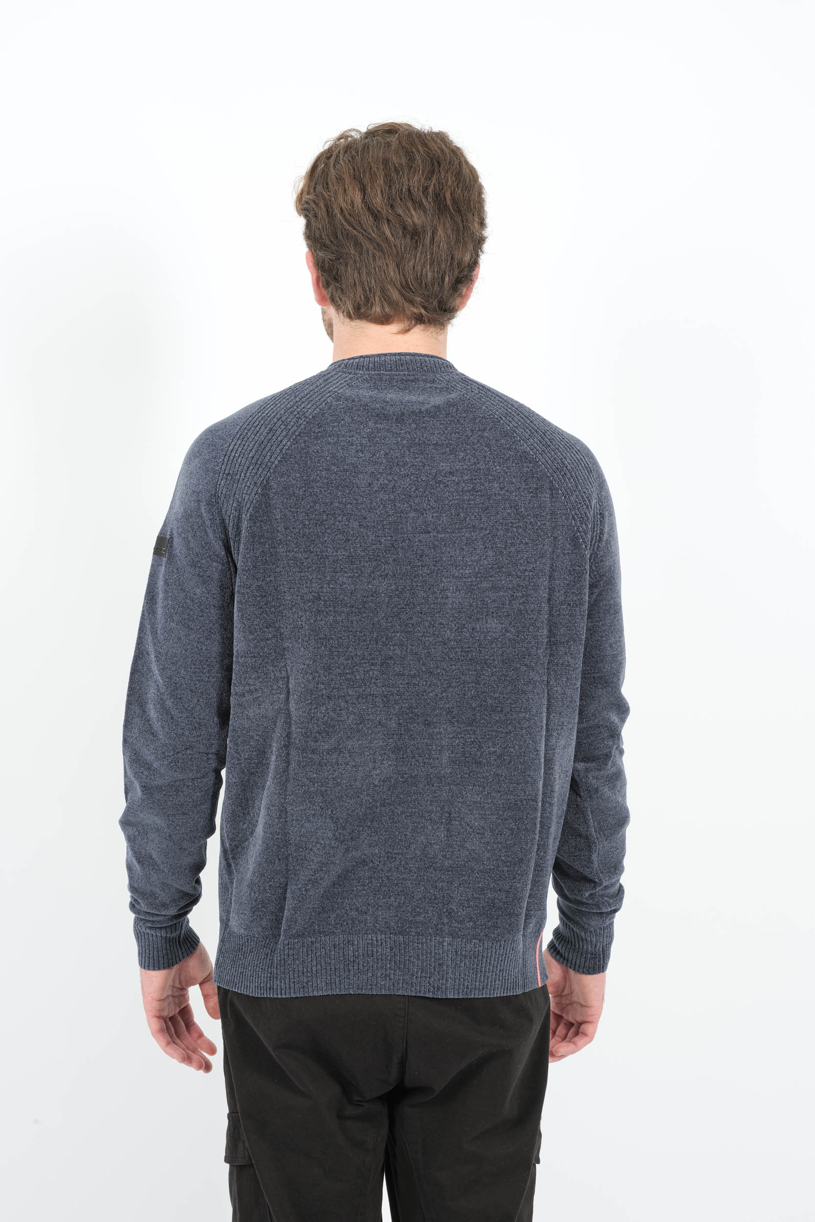 PULL RRD COL ROND BLEU W25132-61