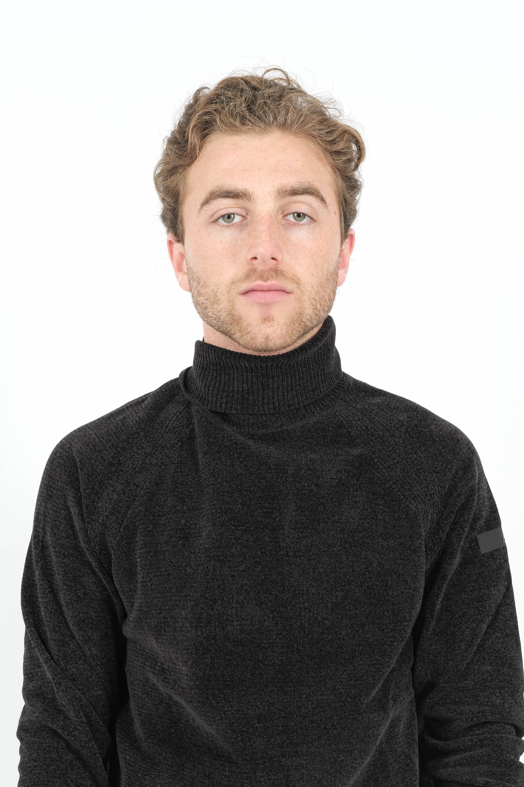  Image du produit PULL RRD COL ROULE NOIR W25133-10 - 5