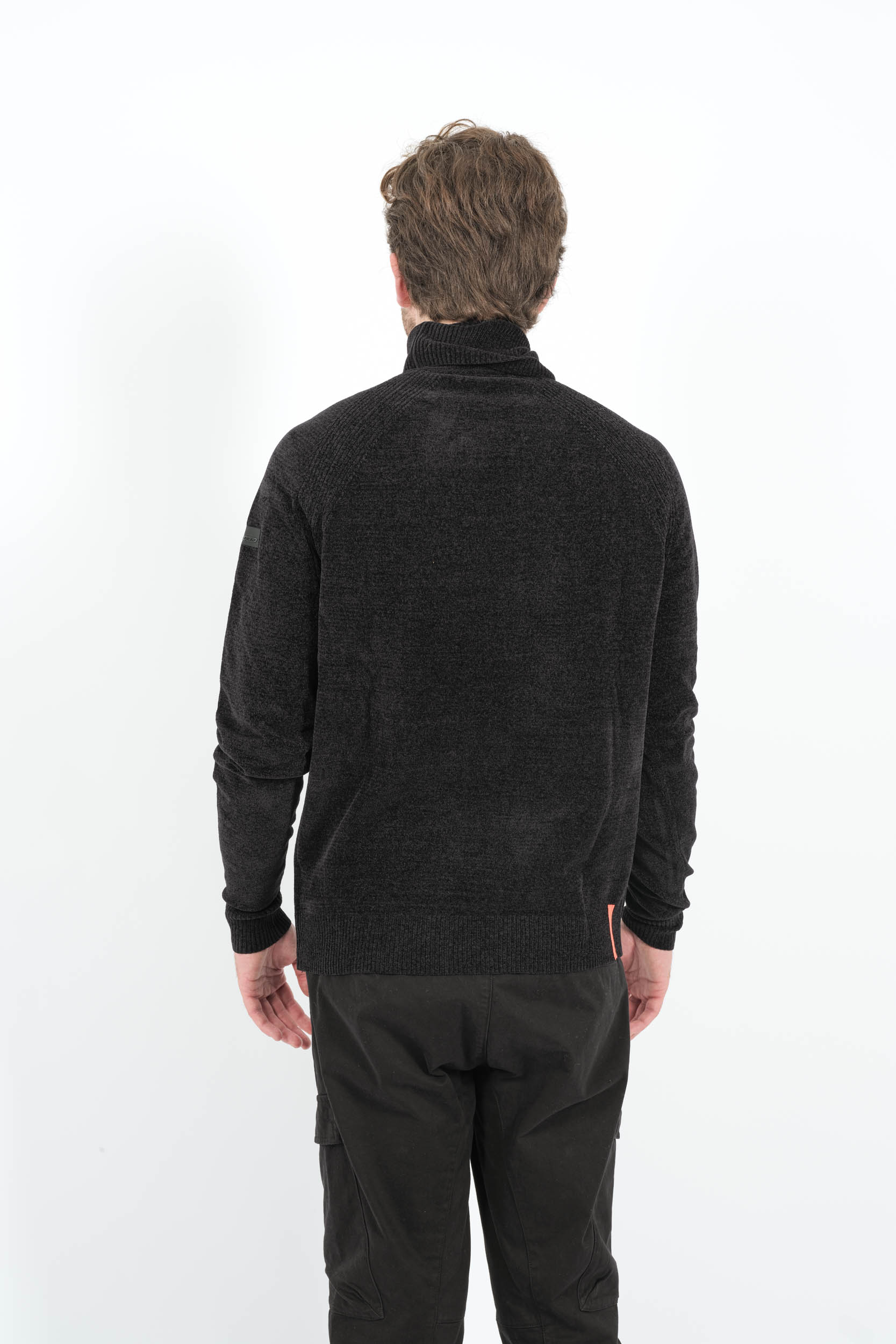  Image du produit PULL RRD COL ROULE NOIR W25133-10 - 7