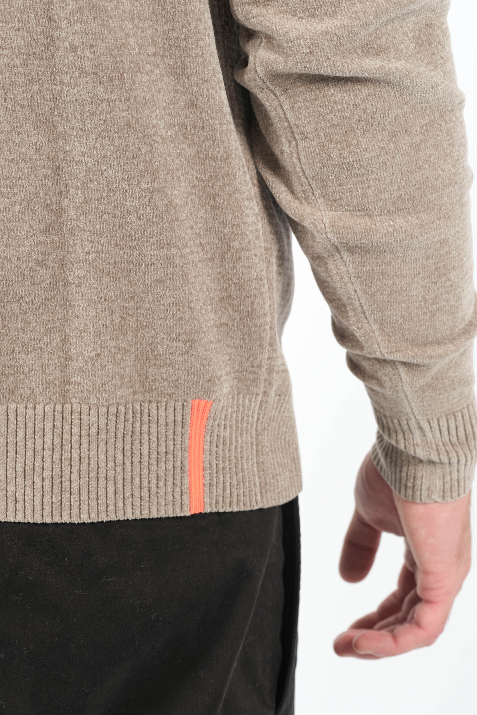  Image du produit PULL RRD COL ROULE BEIGE W25133-87 - 3