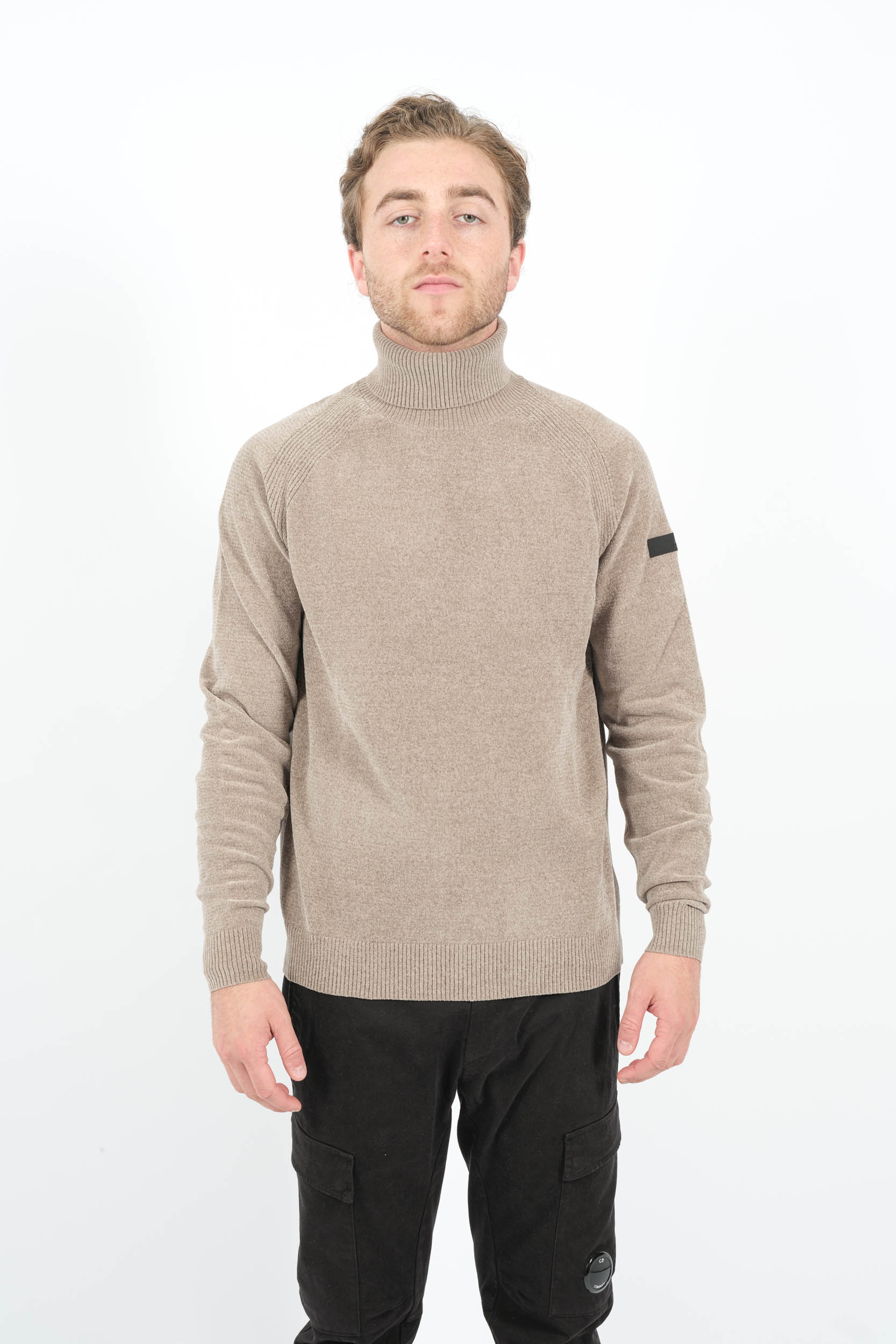  Image du produit PULL RRD COL ROULE BEIGE W25133-87 - 4