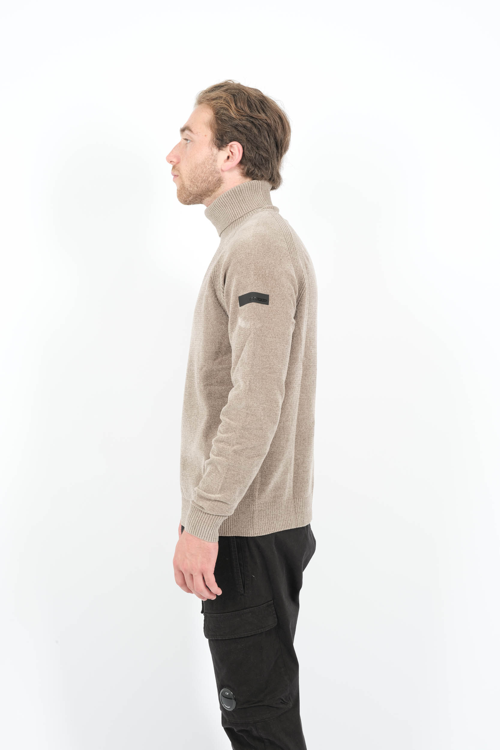  Image du produit PULL RRD COL ROULE BEIGE W25133-87 - 6