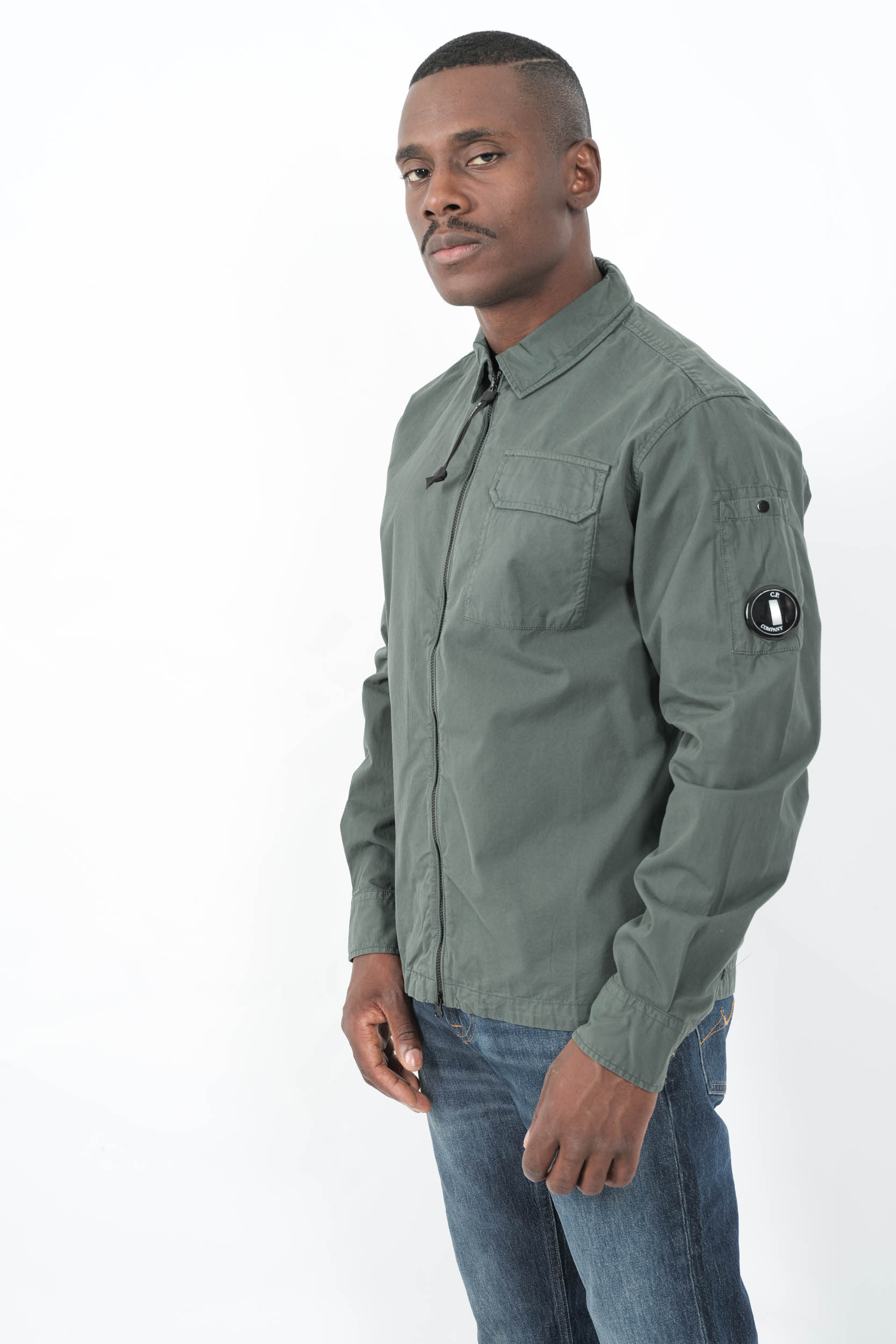 SURCHEMISE CP COMPANY GRIS PLOMB S705A-978