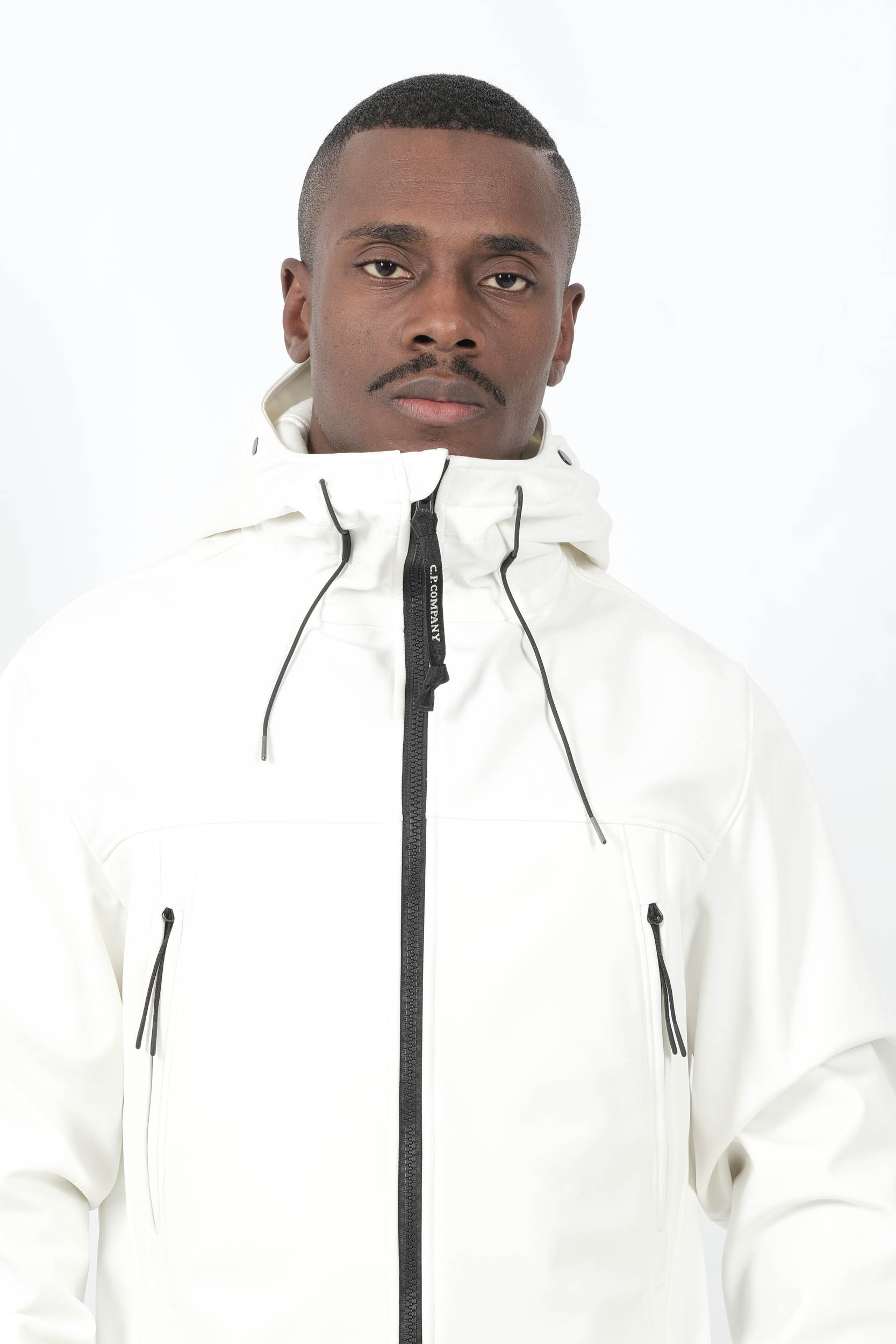 BLOUSON SOFT SHELL-R CP COMPANY BLANC W700A-103
